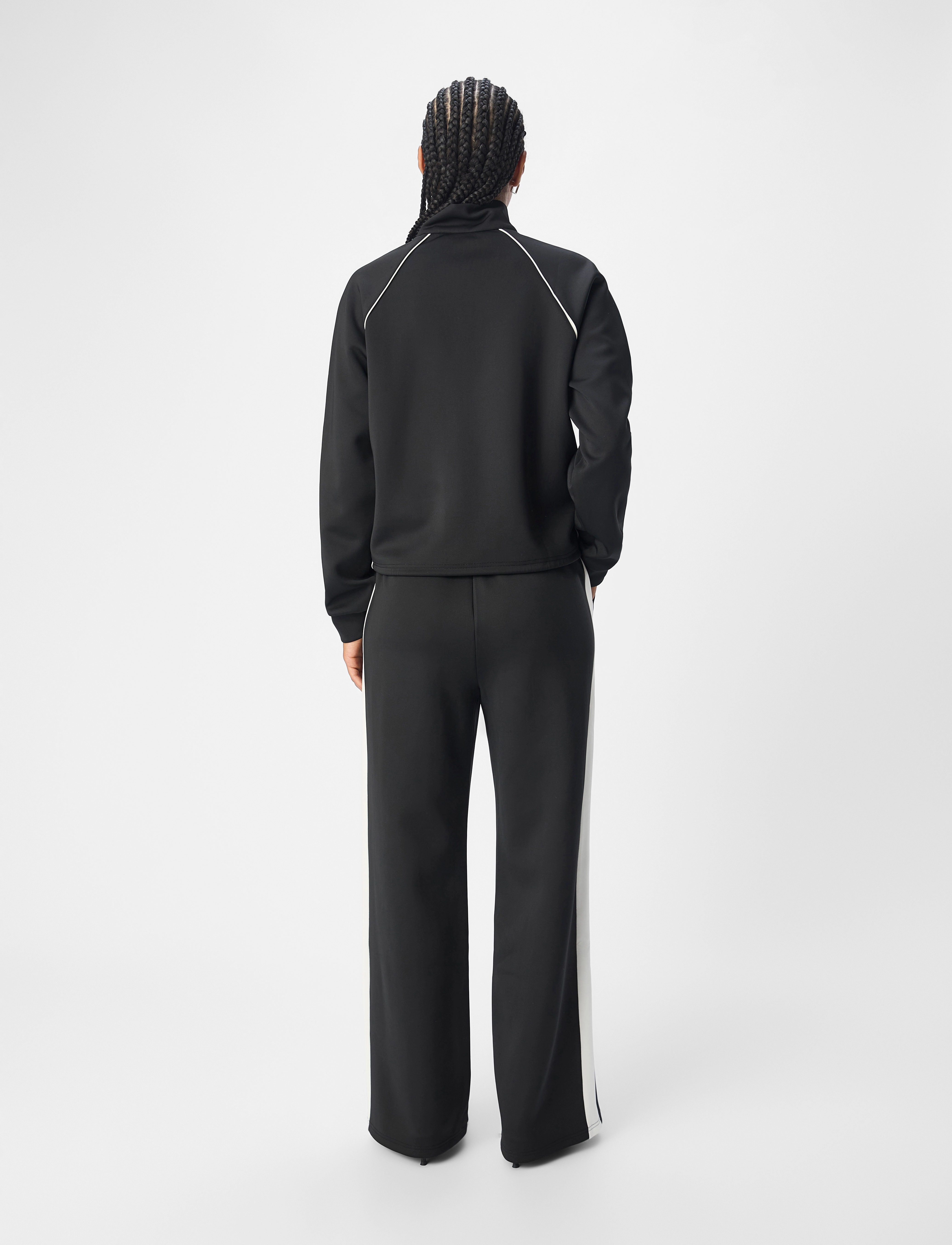 Object - OBJCASSIDY MW LO PANT E AW FAIR 24 - hosen mit weitem bein - black - 2