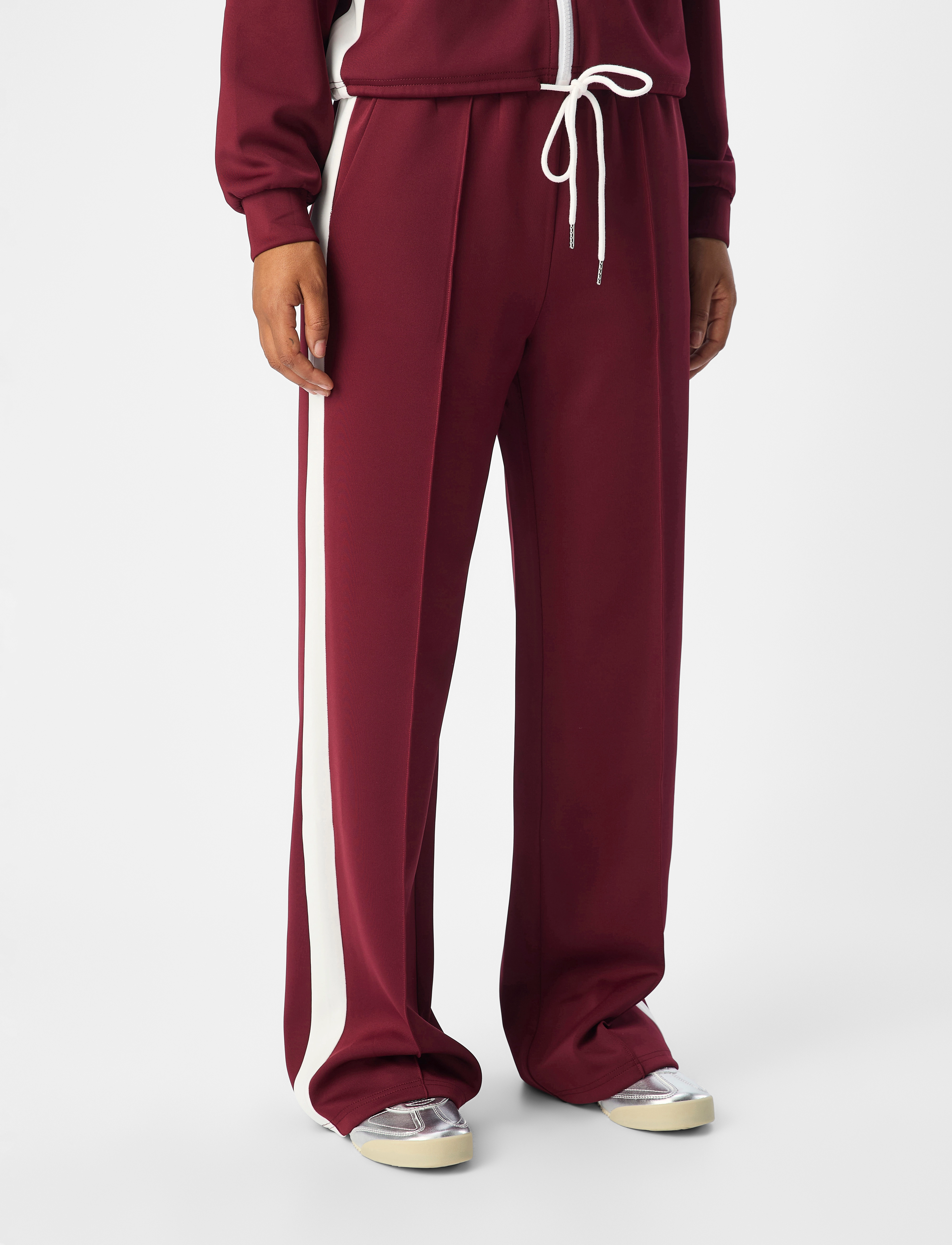 Object OBJCASSIDY MW LO PANT E AW FAIR 24 - Bukser - CABERNET / red