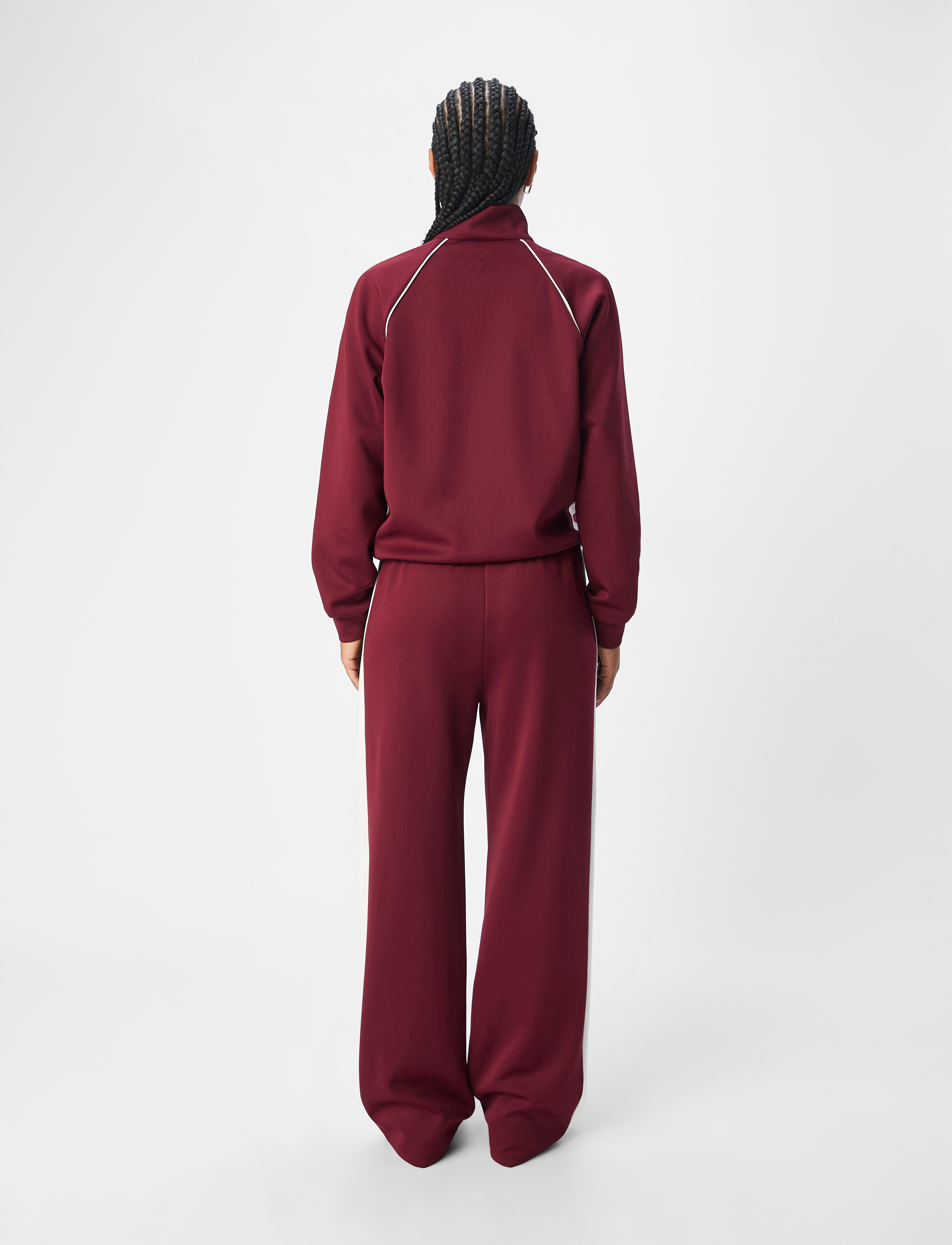 Object - OBJCASSIDY MW LO PANT E AW FAIR 24 - bukser med brede ben - cabernet - 2