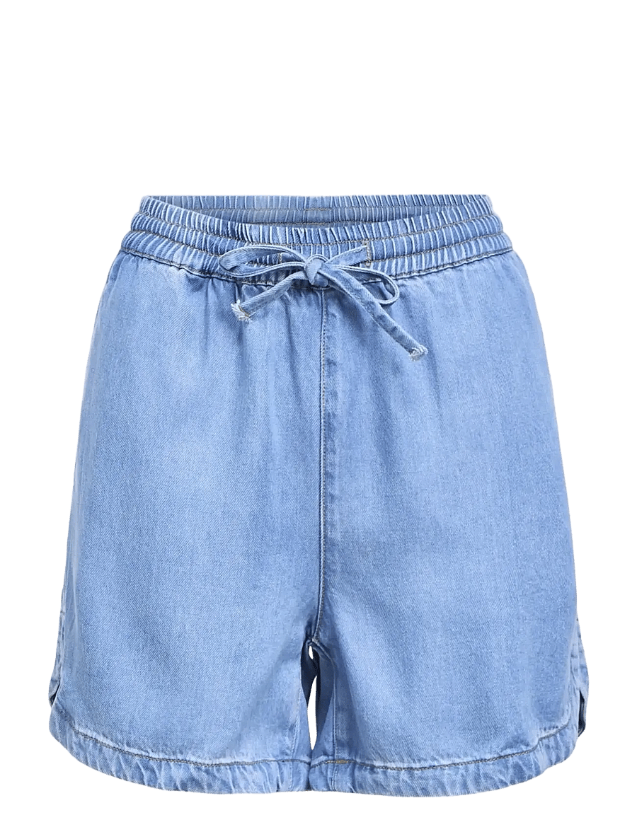 Object - OBJFRAME RE MW SHORTS NOOS - freizeitshorts - light blue denim - 1