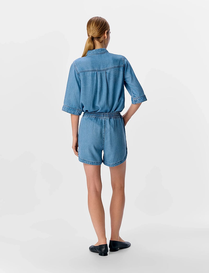 Object - OBJFRAME RE MW SHORTS NOOS - casual shorts - light blue denim - 2