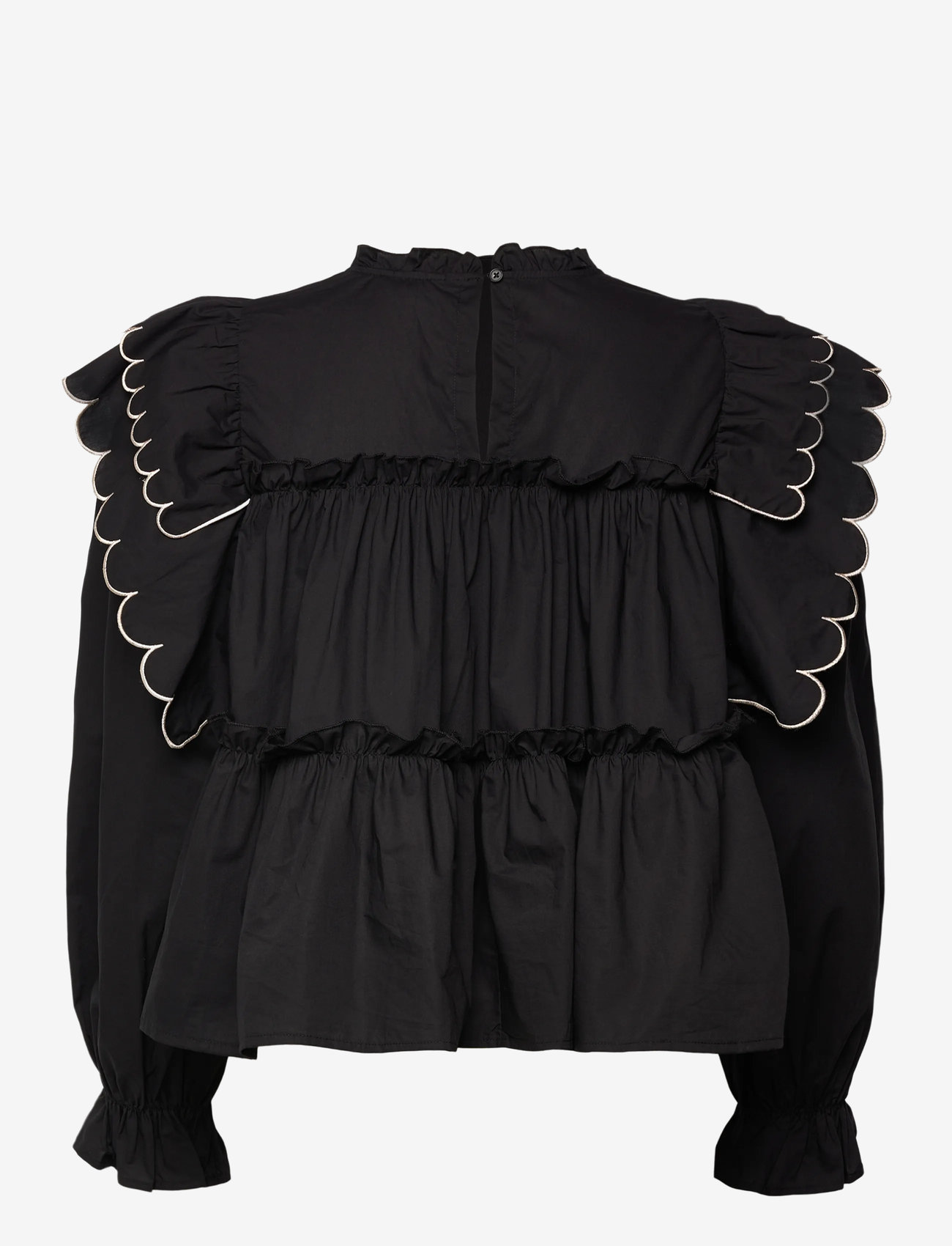 Object - OBJHOPE L/S TOP DIV - pikkade varrukatega pluusid - black - 1