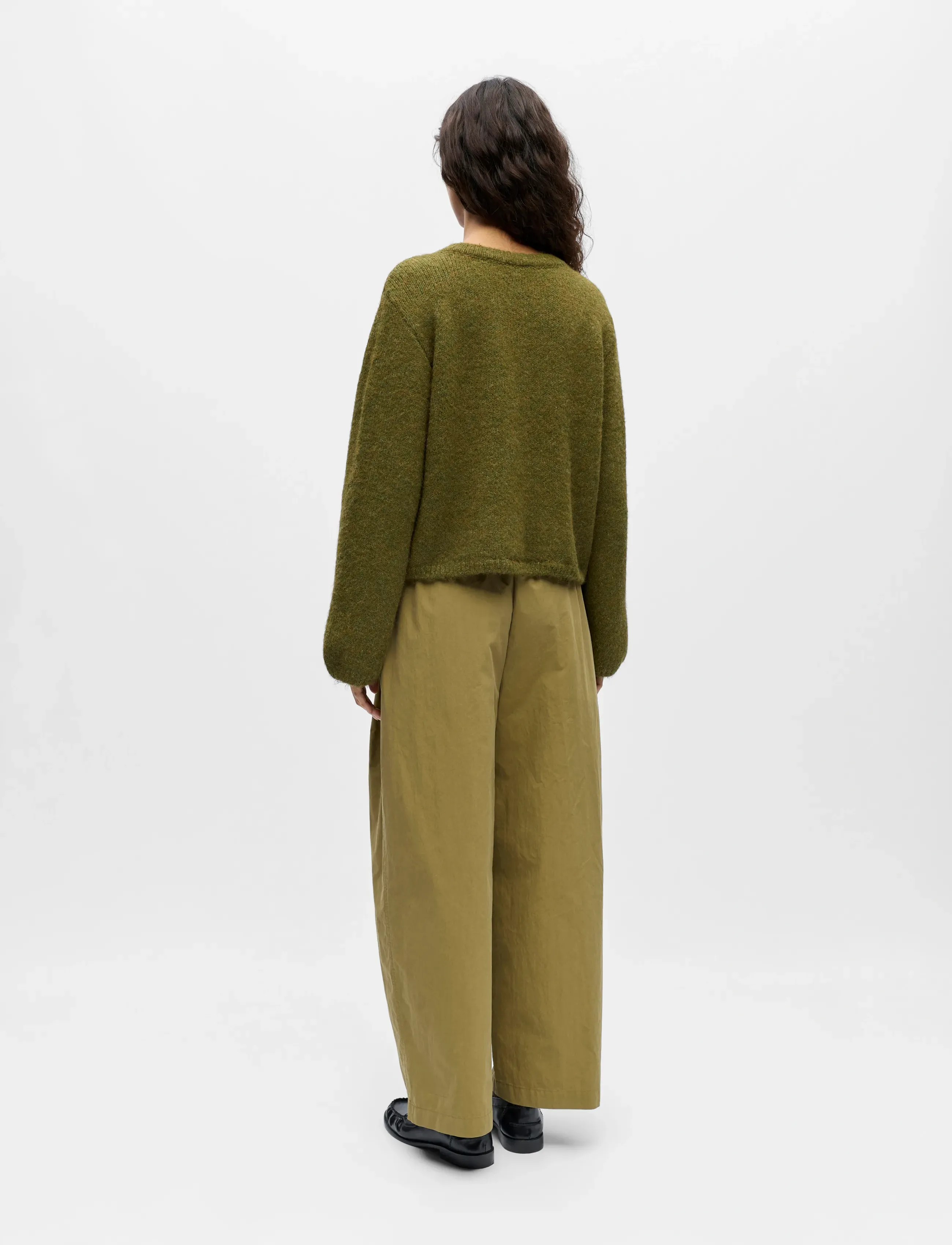 Object - OBJSAGGIA RE L/S KNIT CARDIGAN NOOS - cardigans - fir green - 2