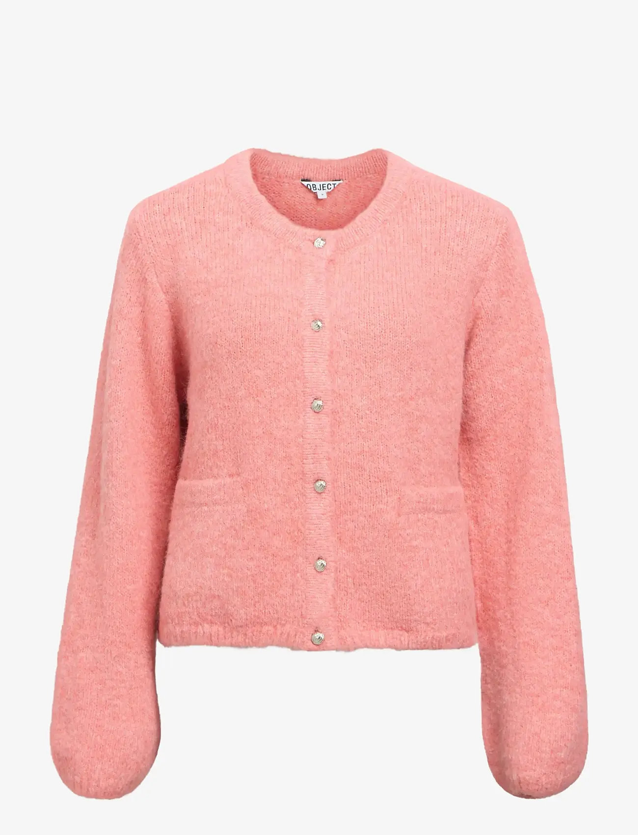 Object - OBJSAGGIA RE L/S KNIT CARDIGAN NOOS - koftor - lantana - 1