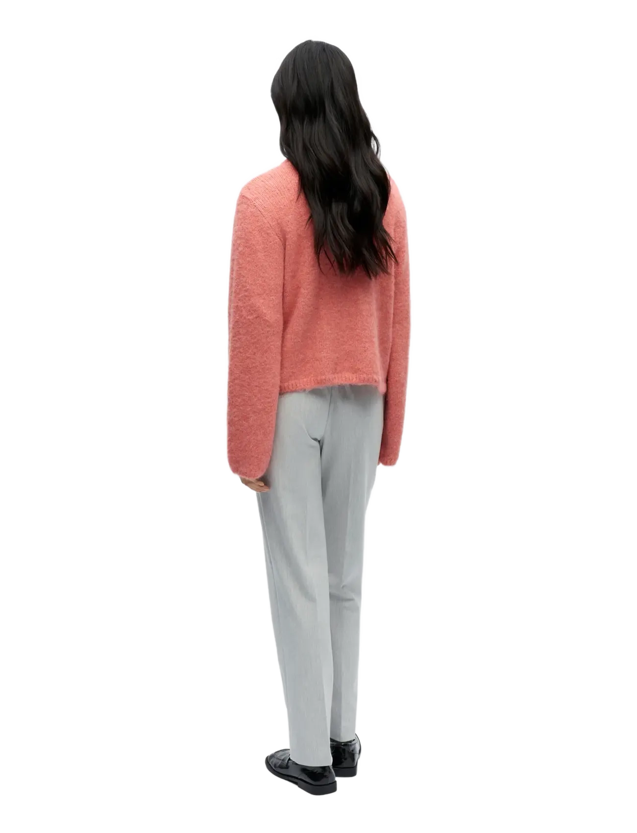 Object - OBJSAGGIA RE L/S KNIT CARDIGAN NOOS - strickjacken - lantana - 2