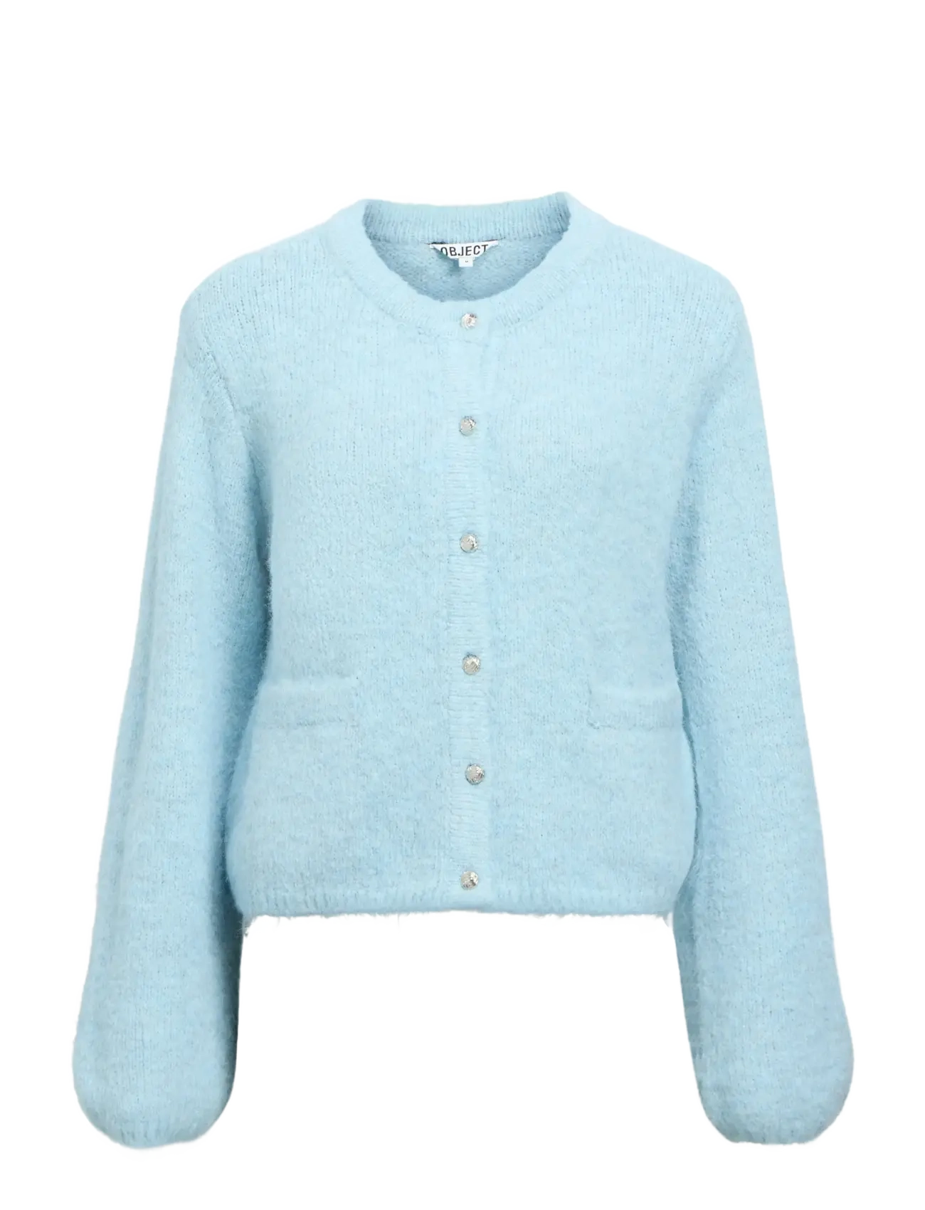 Object OBJSAGGIA RE L/S KNIT CARDIGAN NOOS - Kudumid - WINTER SKY / blue