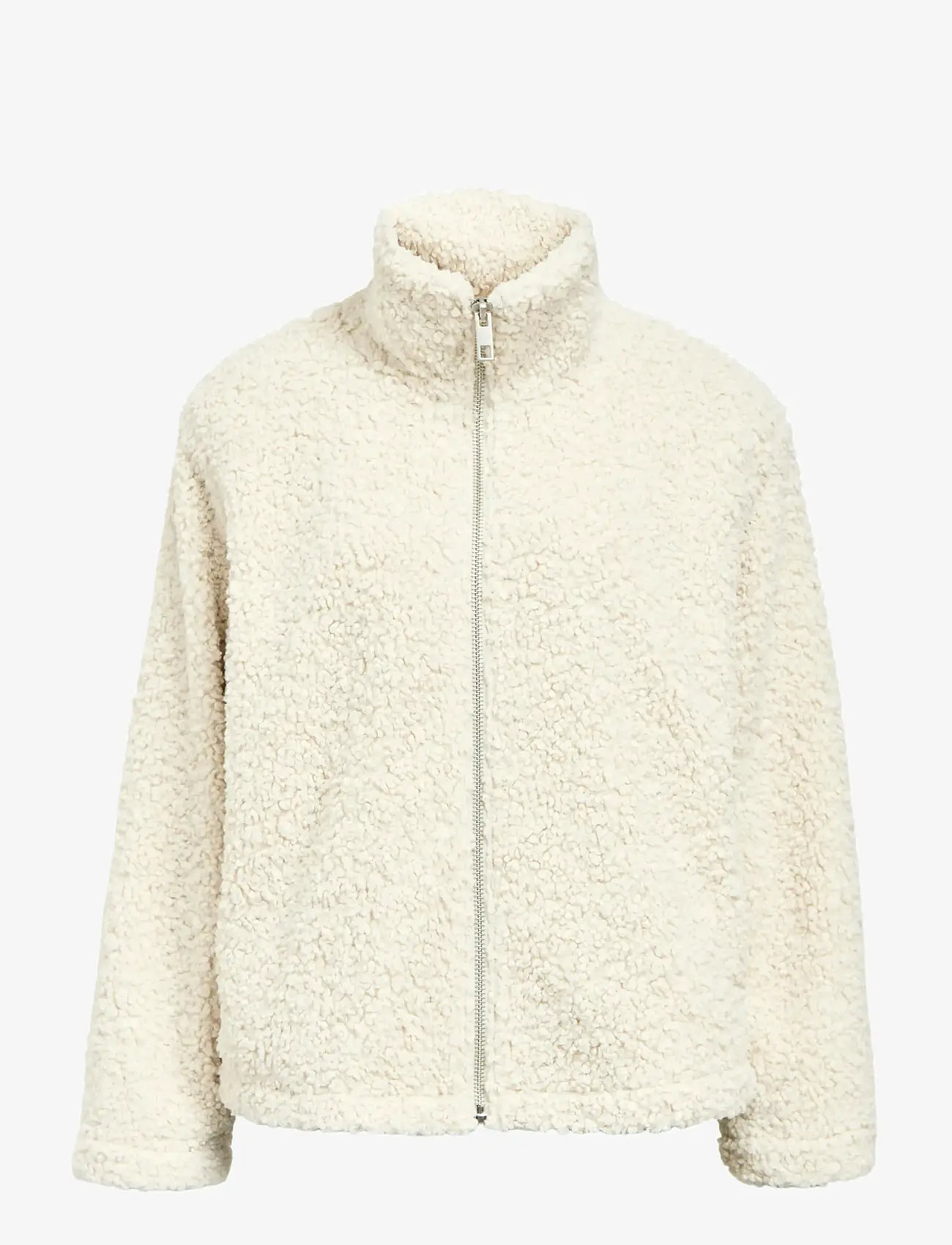 Object - OBJFREYA RE L/S JACKET NOOS - kapuutsiga dressipluusid - white sand - 0