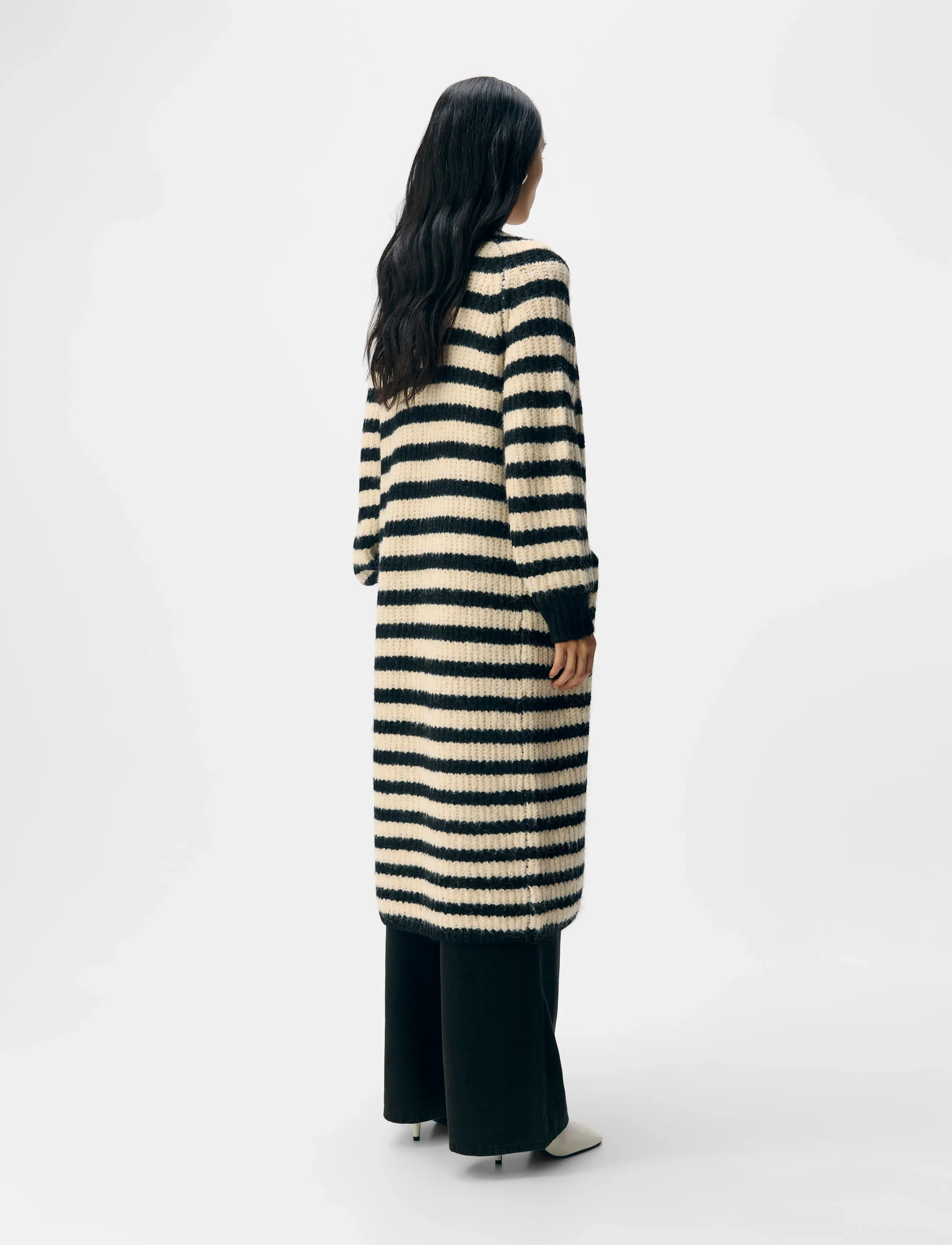 Objmilu Ls Lo Long Knit Cardigan Noos 2