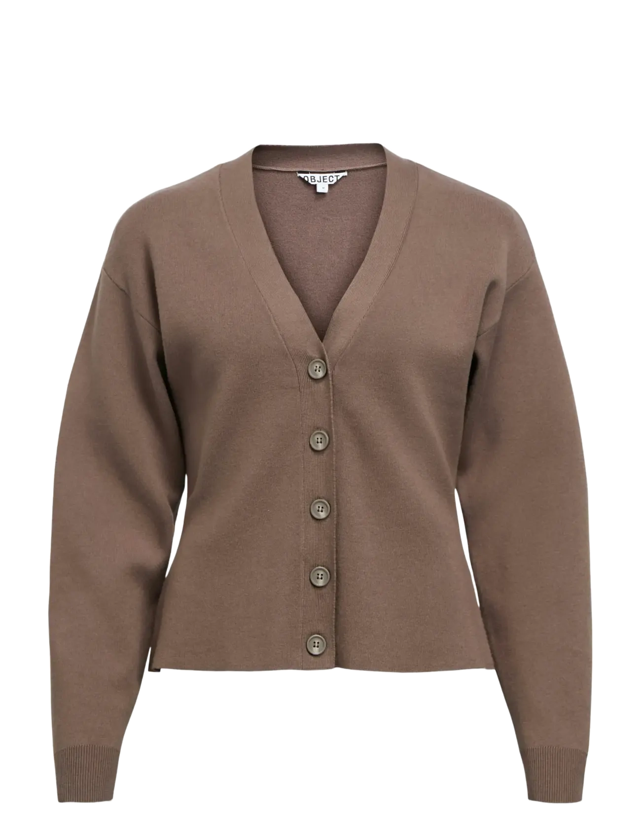 OBJREYNARD LS SLI CARDIGAN NOOS - MOREL