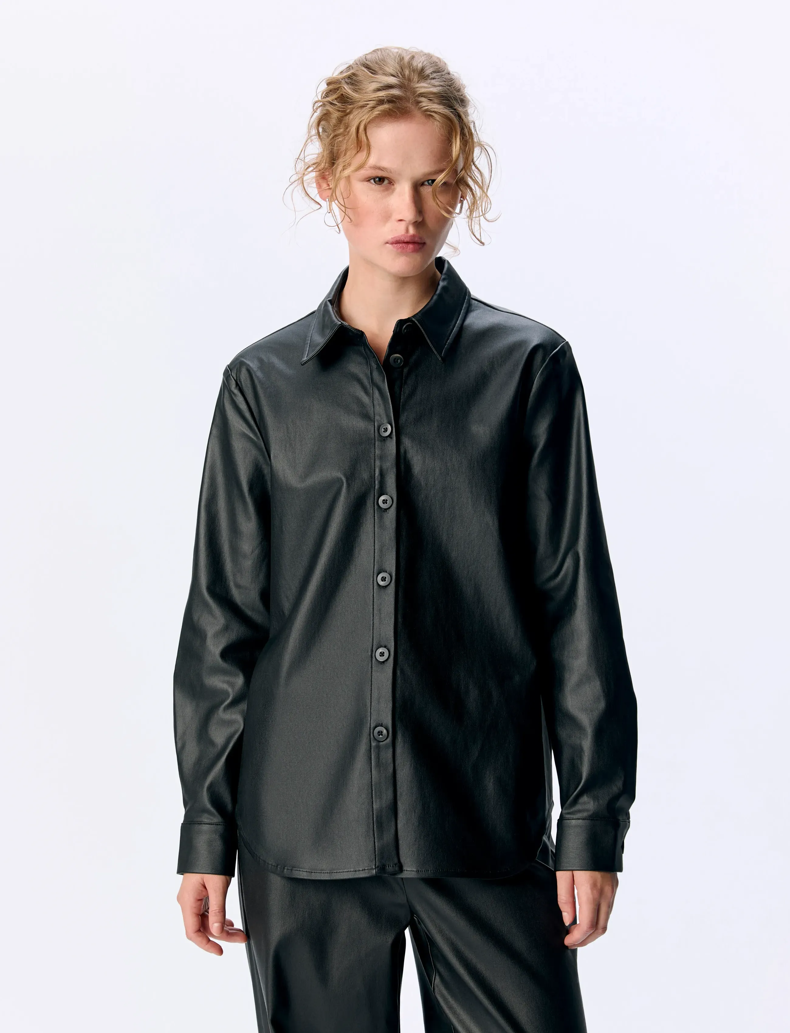 Object Objmelba Re Ls Shirt Noos, 38, Shirts, Schwarz - Long-sleeved, Frauen