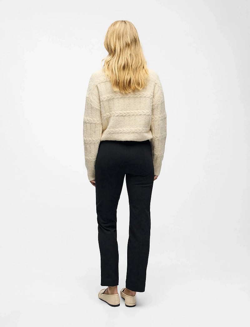 Object - OBJLAKE MW SLI ANKLE PANT NOOS - formell - black - 2