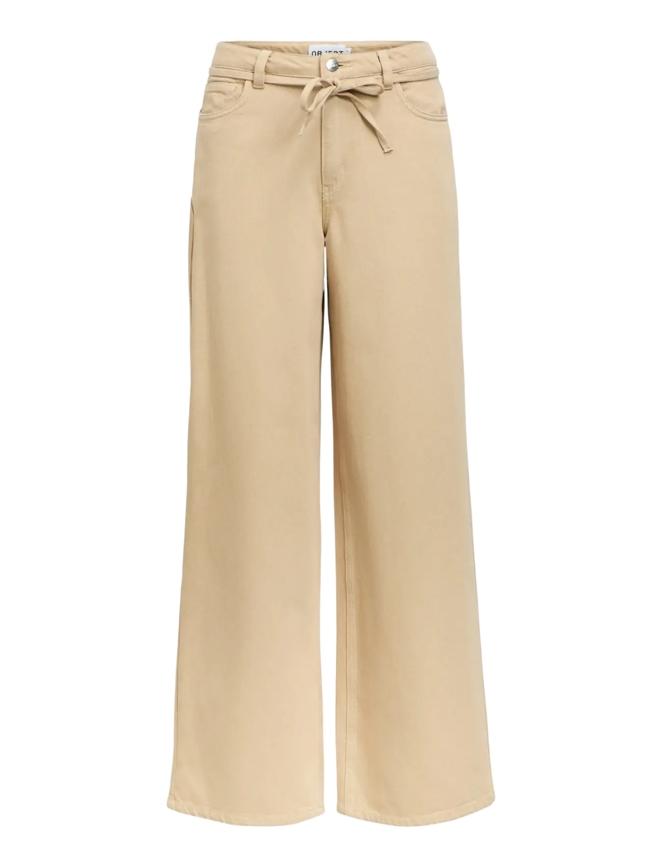 OBJECT Objrosie Mw Wide Jeans Noos Beige - XS - Damen