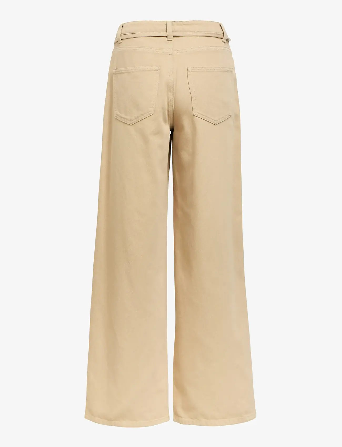 Object - OBJROSIE MW WIDE JEANS NOOS - brede jeans - humus - 2