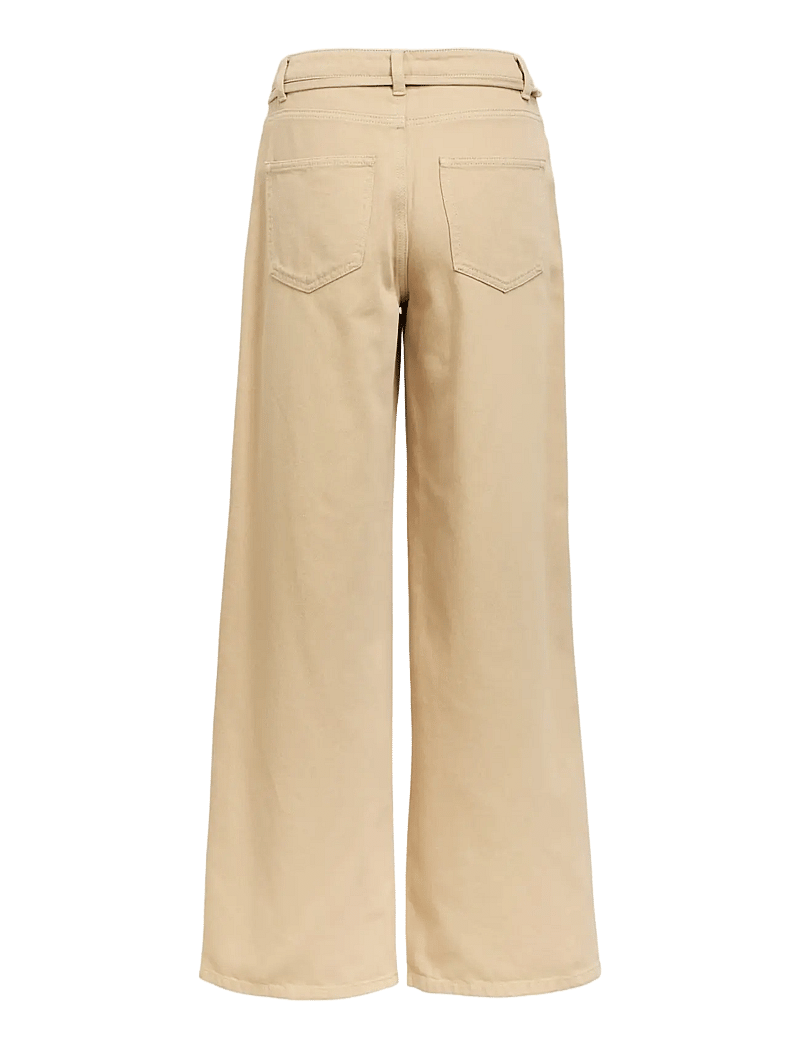 Object - OBJROSIE MW WIDE JEANS NOOS - brede jeans - humus - 2