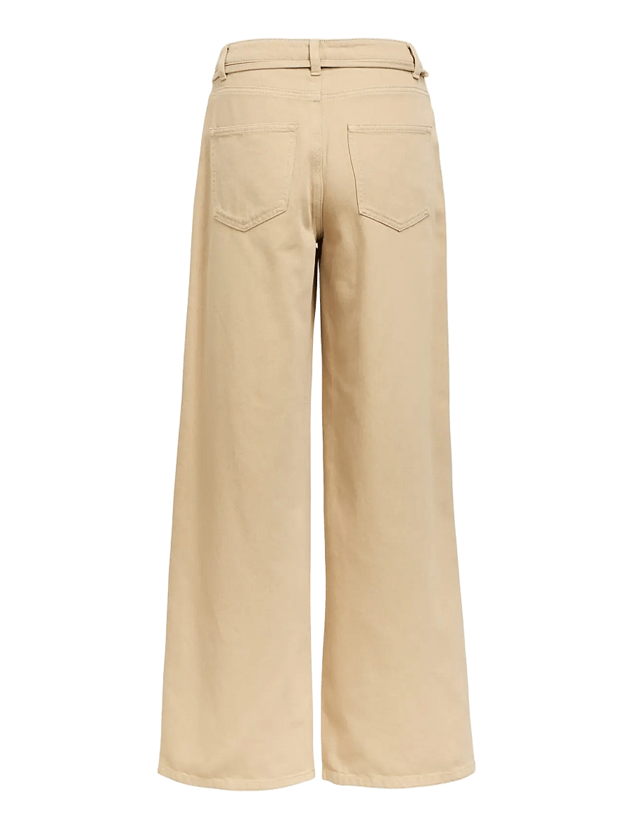 Object - OBJROSIE MW WIDE JEANS NOOS - leveälahkeiset farkut - humus - 2