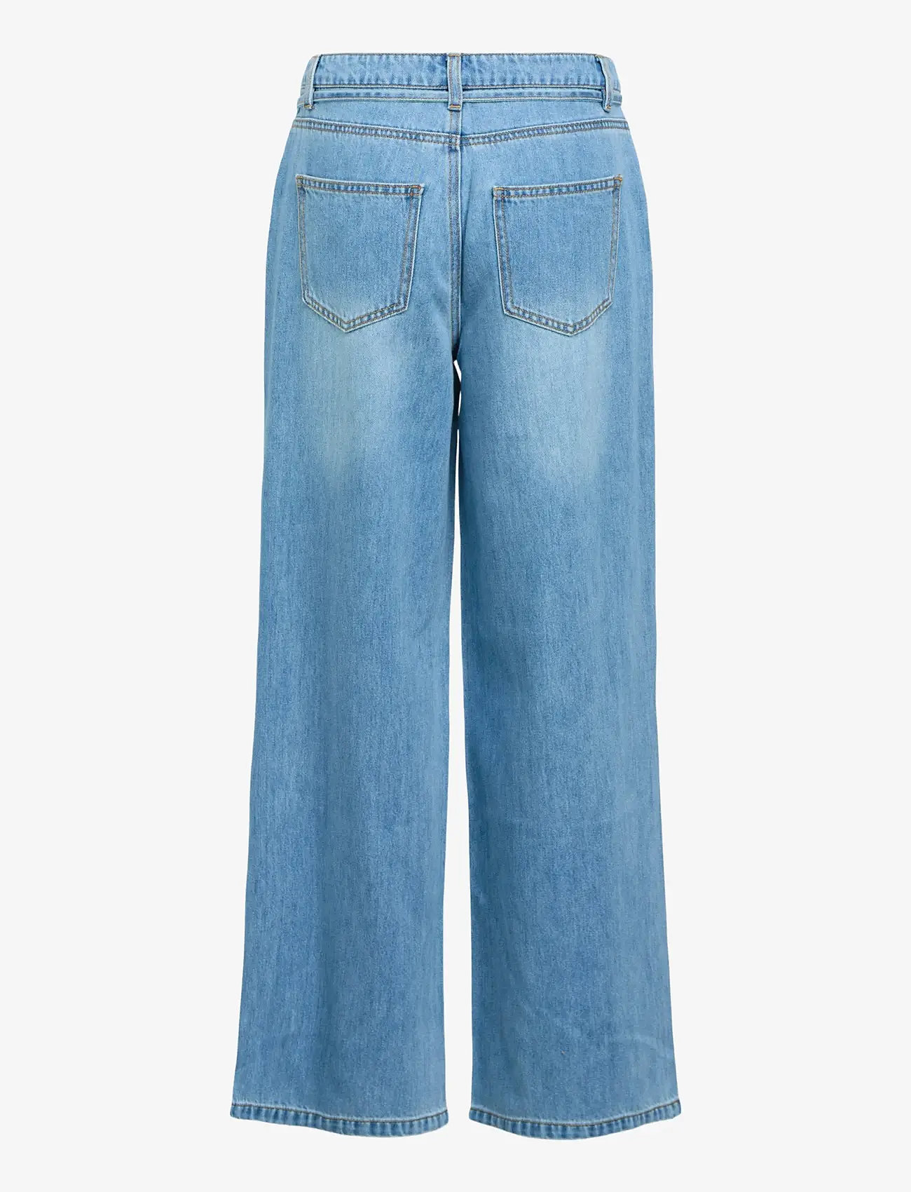 Object - OBJROSIE MW WIDE JEANS NOOS - laia säärega teksad - light blue denim - 2