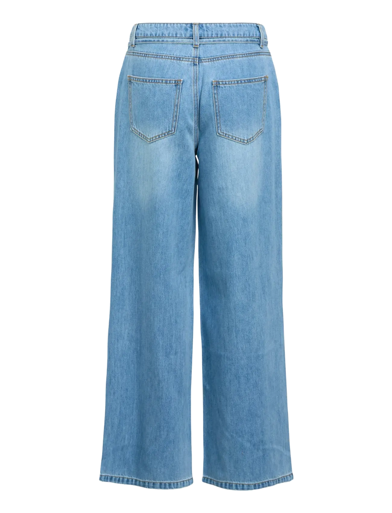 Object - OBJROSIE MW WIDE JEANS NOOS - hosen mit weitem bein - light blue denim - 2