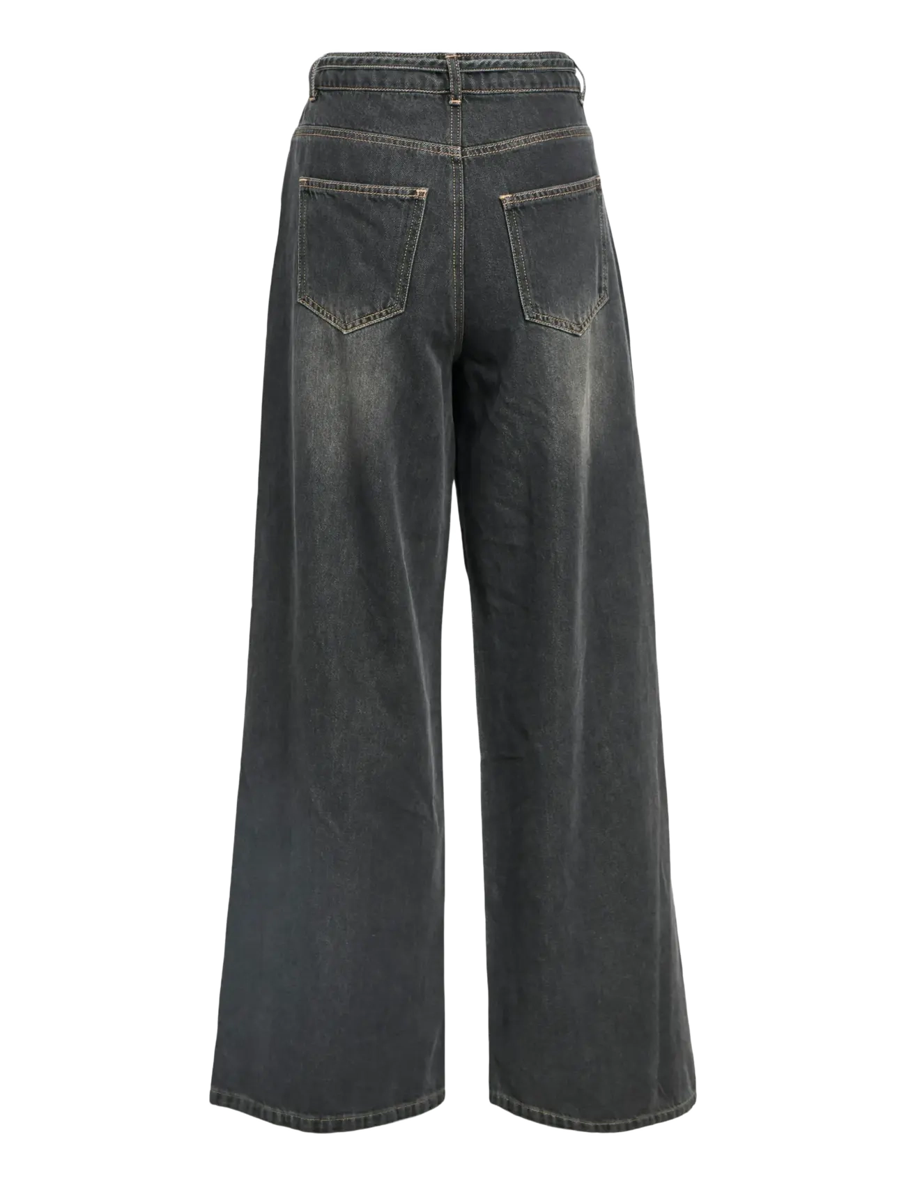 Object - OBJROSIE MW WIDE JEANS NOOS - wide leg jeans - medium grey denim - 2