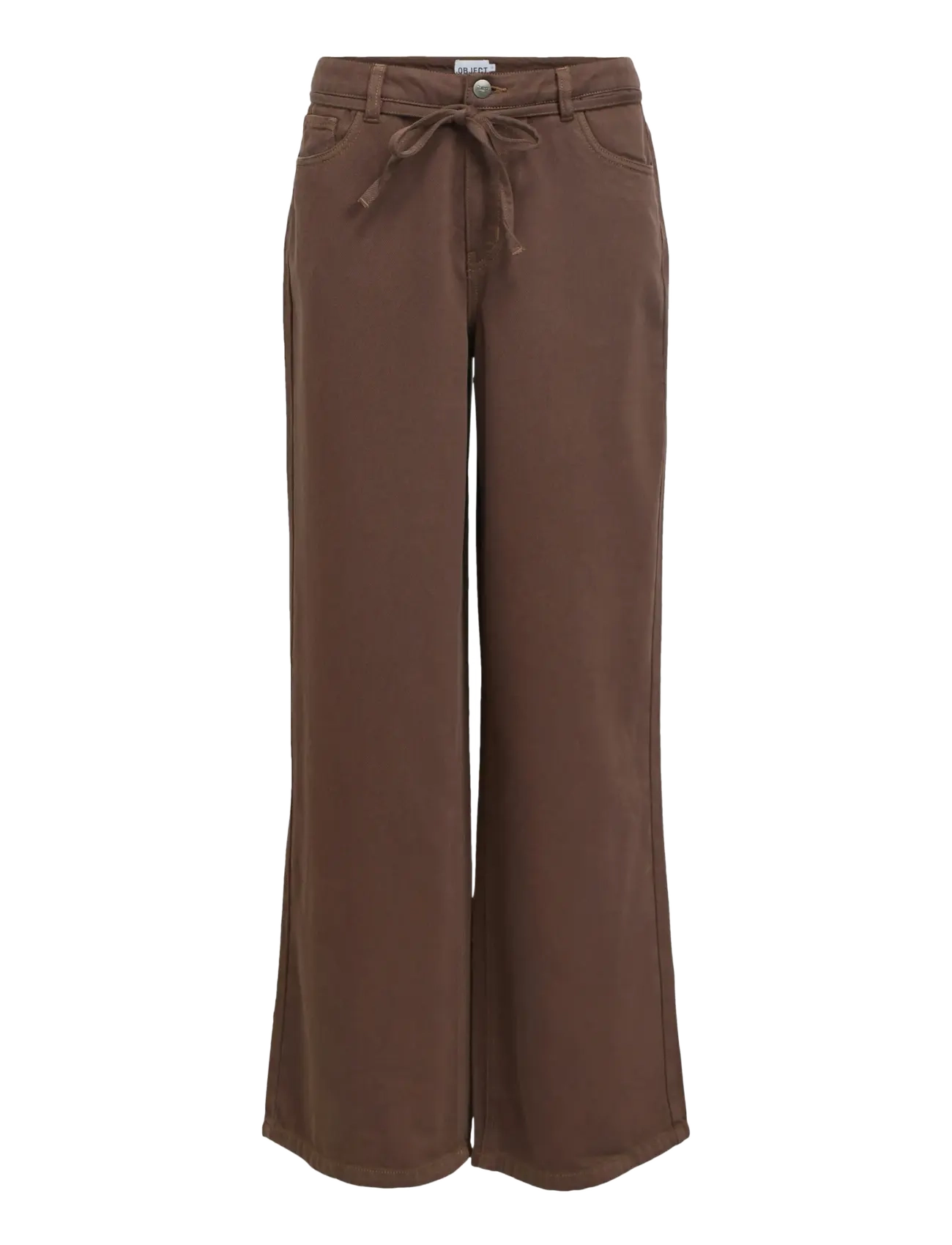 OBJECT Objrosie Mw Wide Jeans Noos Braun - XL - Damen