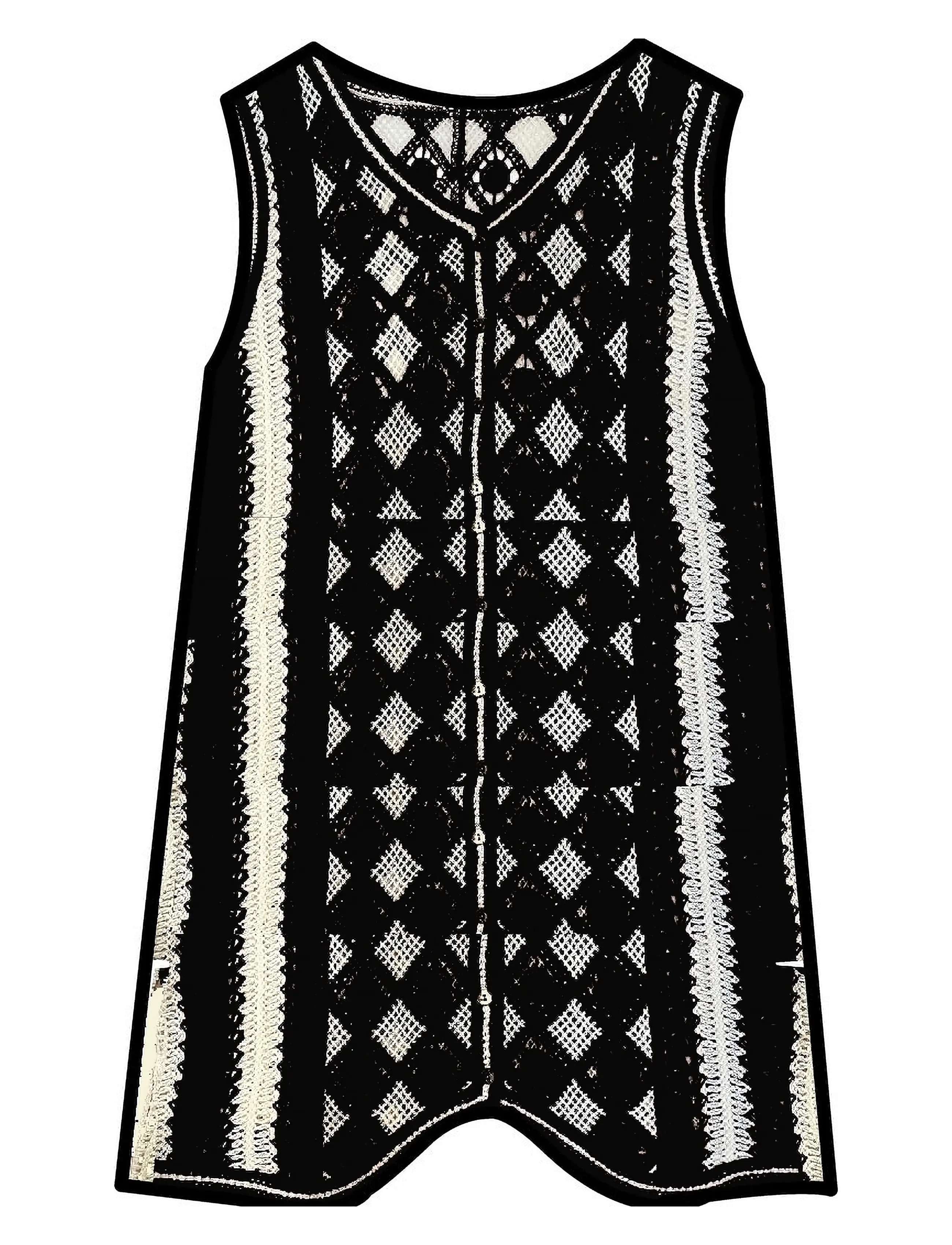 OBJECT Objwasila Knit Re S/L Kleid 138 Schwarz - M - Damen
