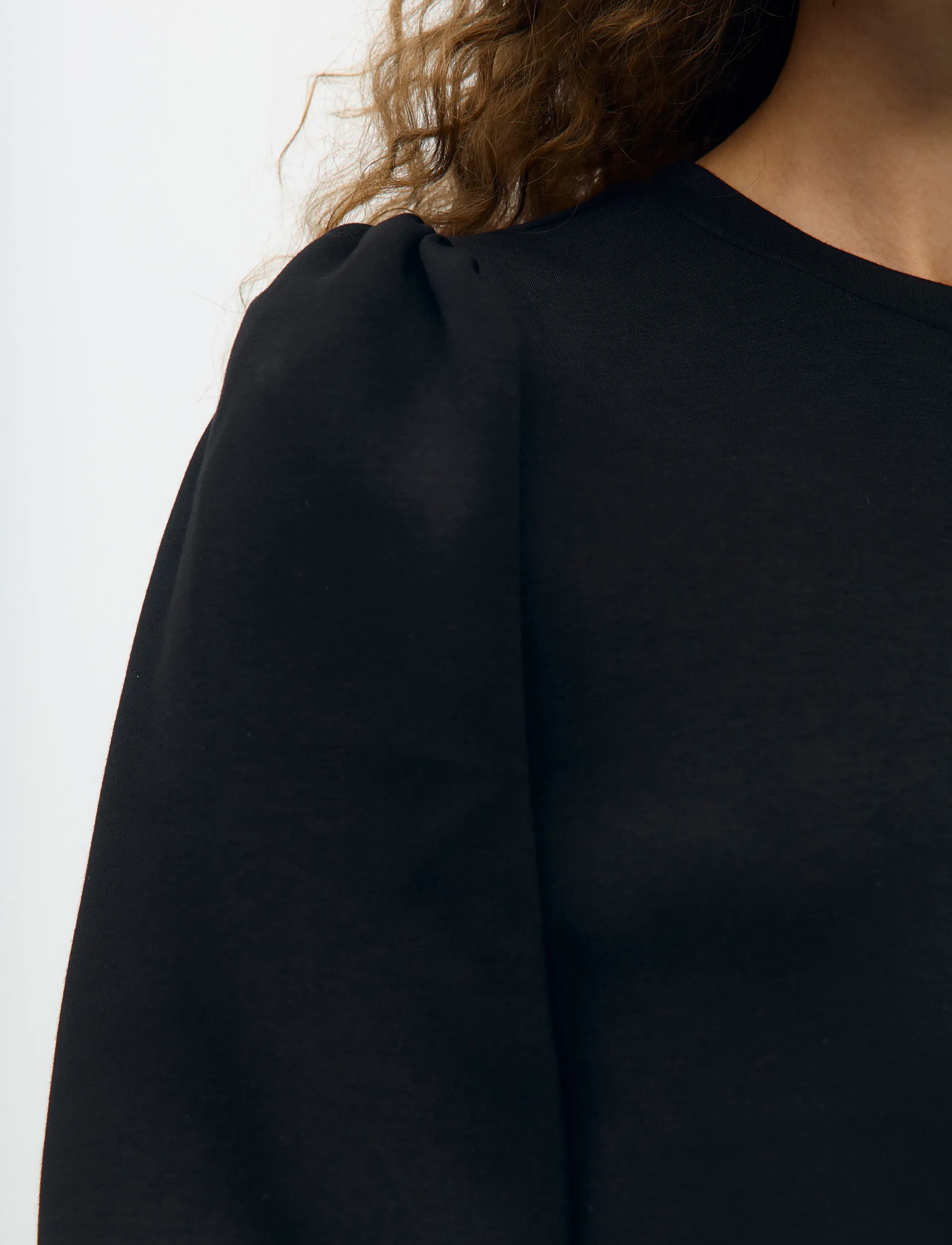 Object - OBJANDREA RE L/S O-NECK SWEAT NOOS - sweatshirts - black - 3
