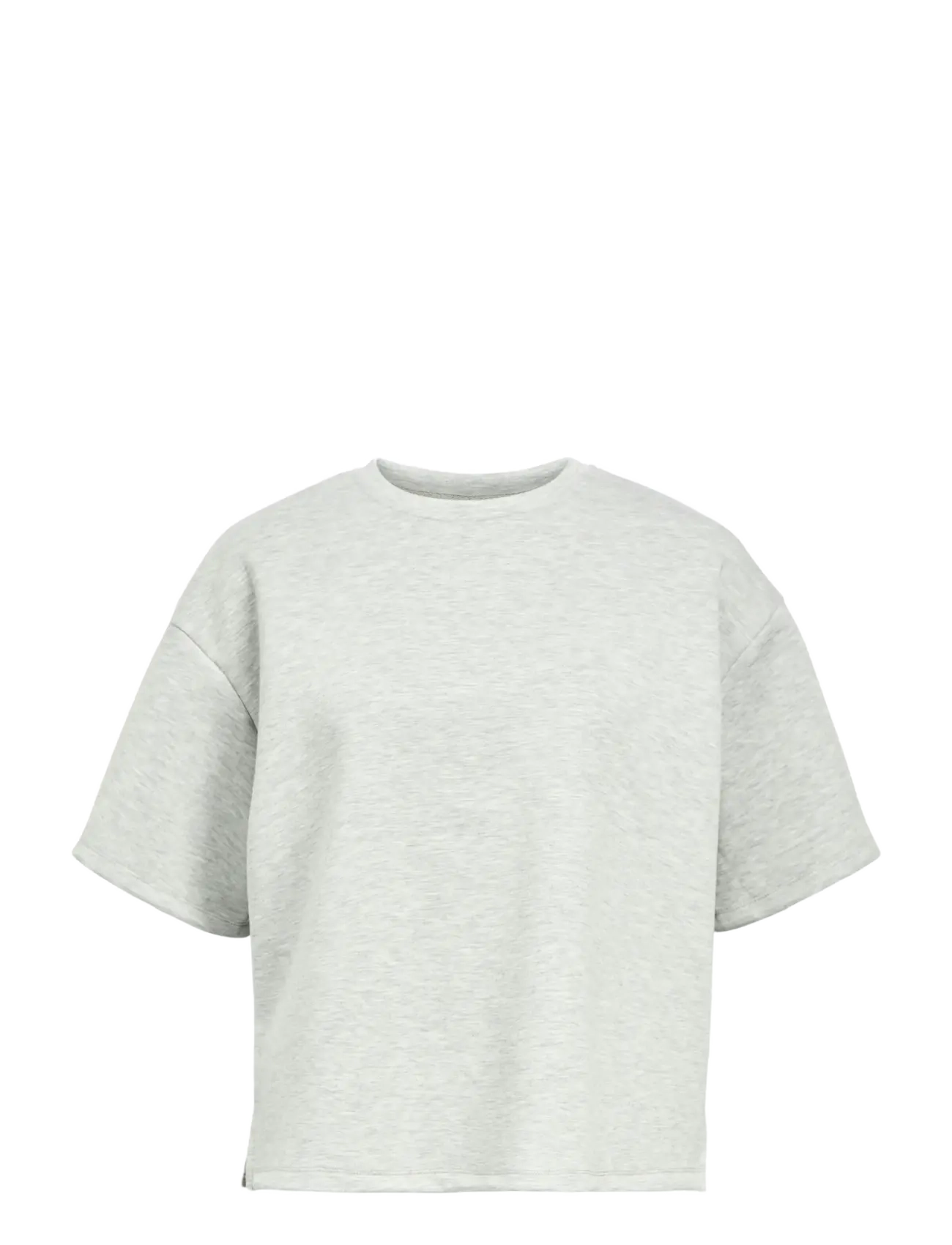 Object OBJANDREA RE 2/4 T-SHIRT NOOS - T-shirts & Toppe - LIGHT GREY MELANGE / grey
