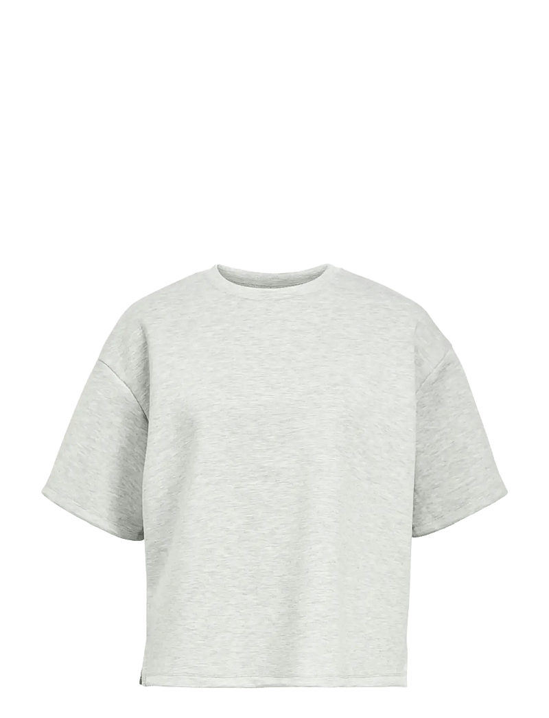 Object - OBJANDREA RE 2/4 T-SHIRT NOOS - t-shirts - light grey melange - 1