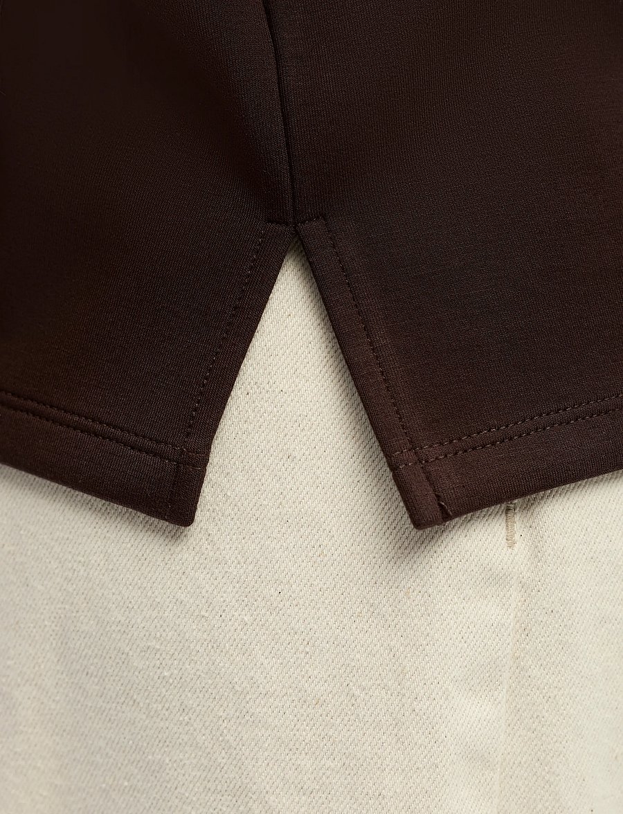 Object - OBJANDREA RE 2/4 T-SHIRT NOOS - t-shirts - seal brown - 4
