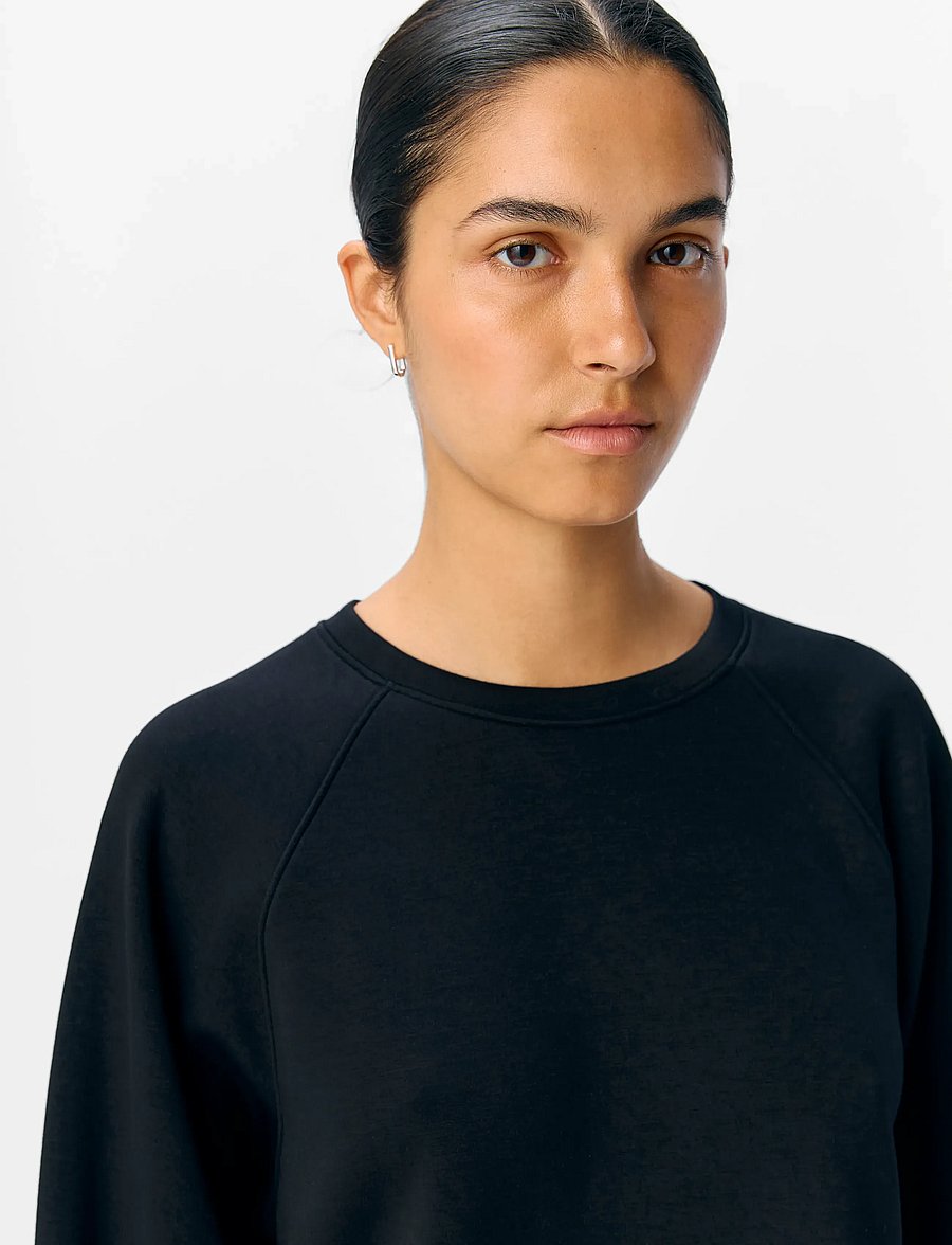Object - OBJANDREA RE L/S SWEATSHIRT NOOS - vardagsstil - black - 3