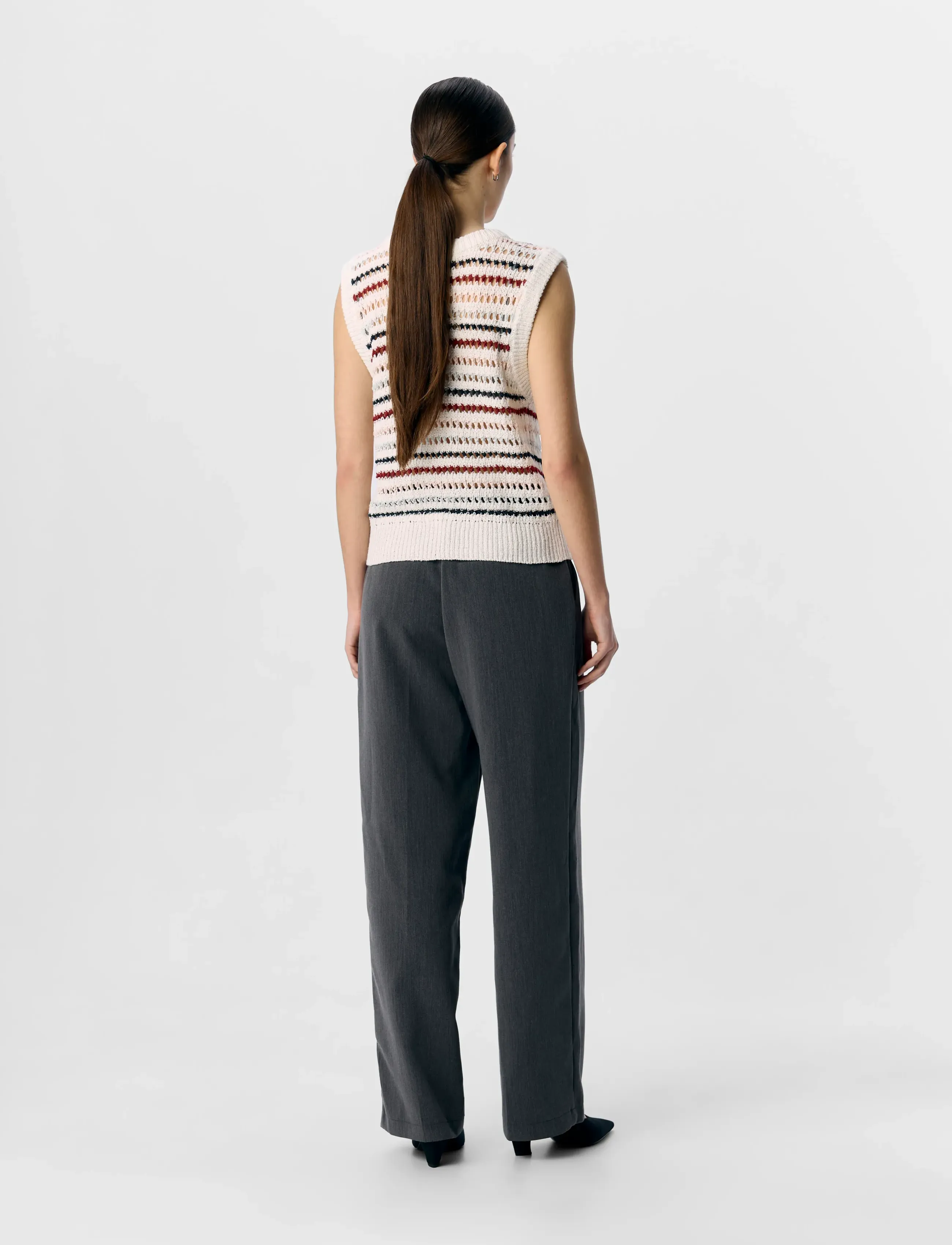 Object - OBJZELIA S/L RE KNIT TOP 140 - die niedrigsten preise - cloud dancer - 2