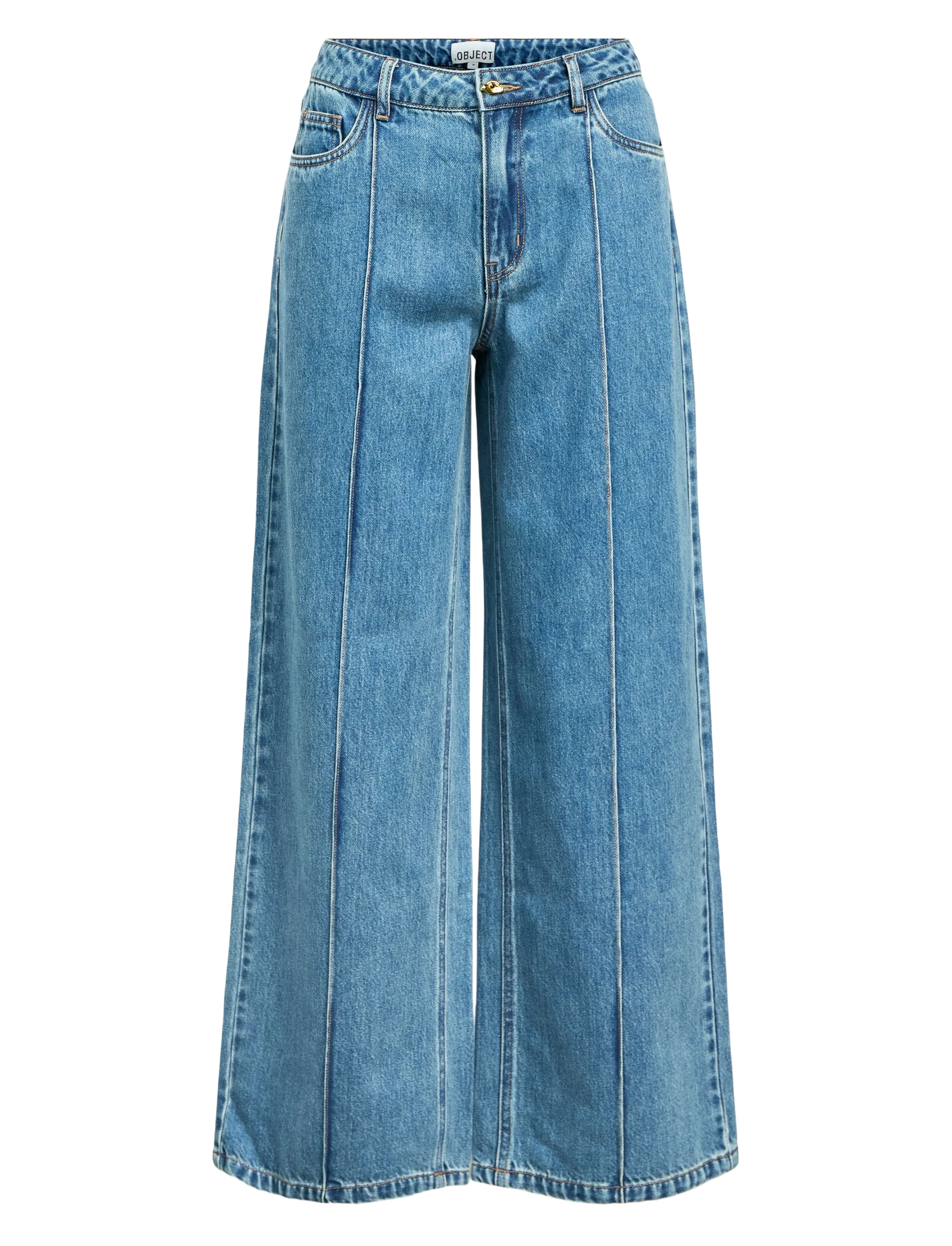 OBJECT Objmoji Divona Mw Wide Jeans 140 Blau - XS - Damen