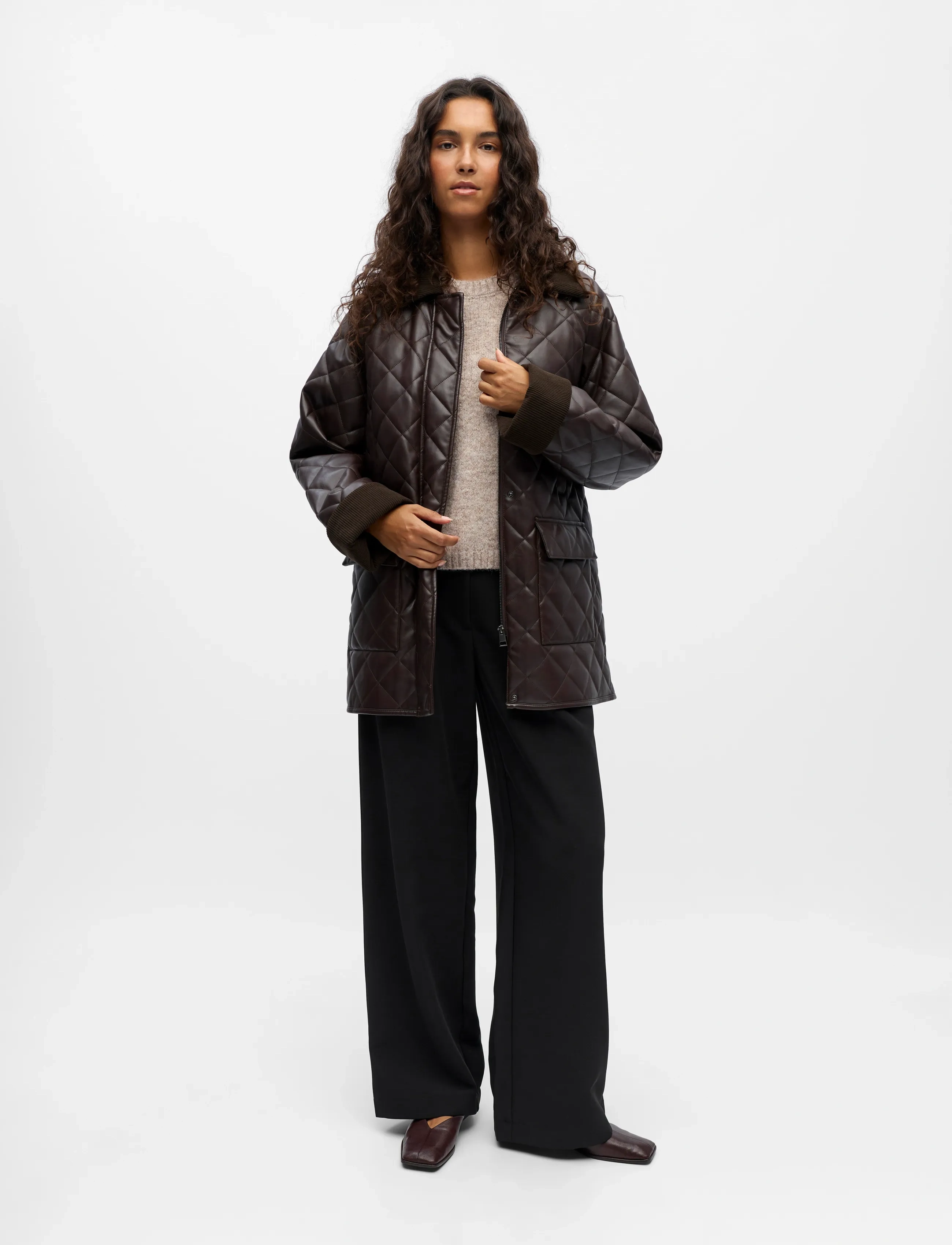 Objjuna L/S Re Quilted Jacket 140