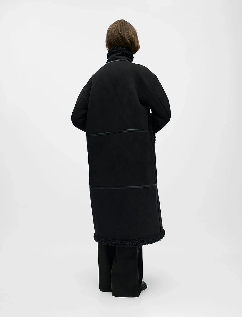Object - OBJOAKLYN L/S LO COAT 141 - mäntel - black - 2