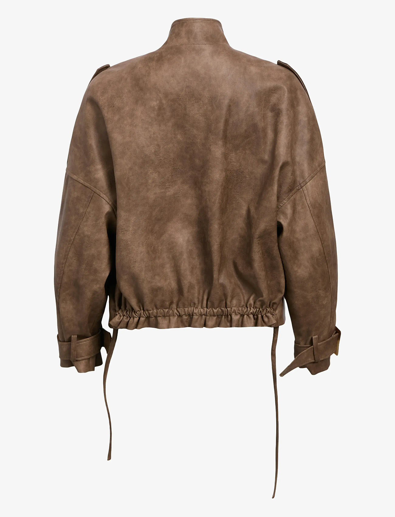 Object - OBJLAMA BIKER JACKET E AU 25 - forårsjakker - morel - 1