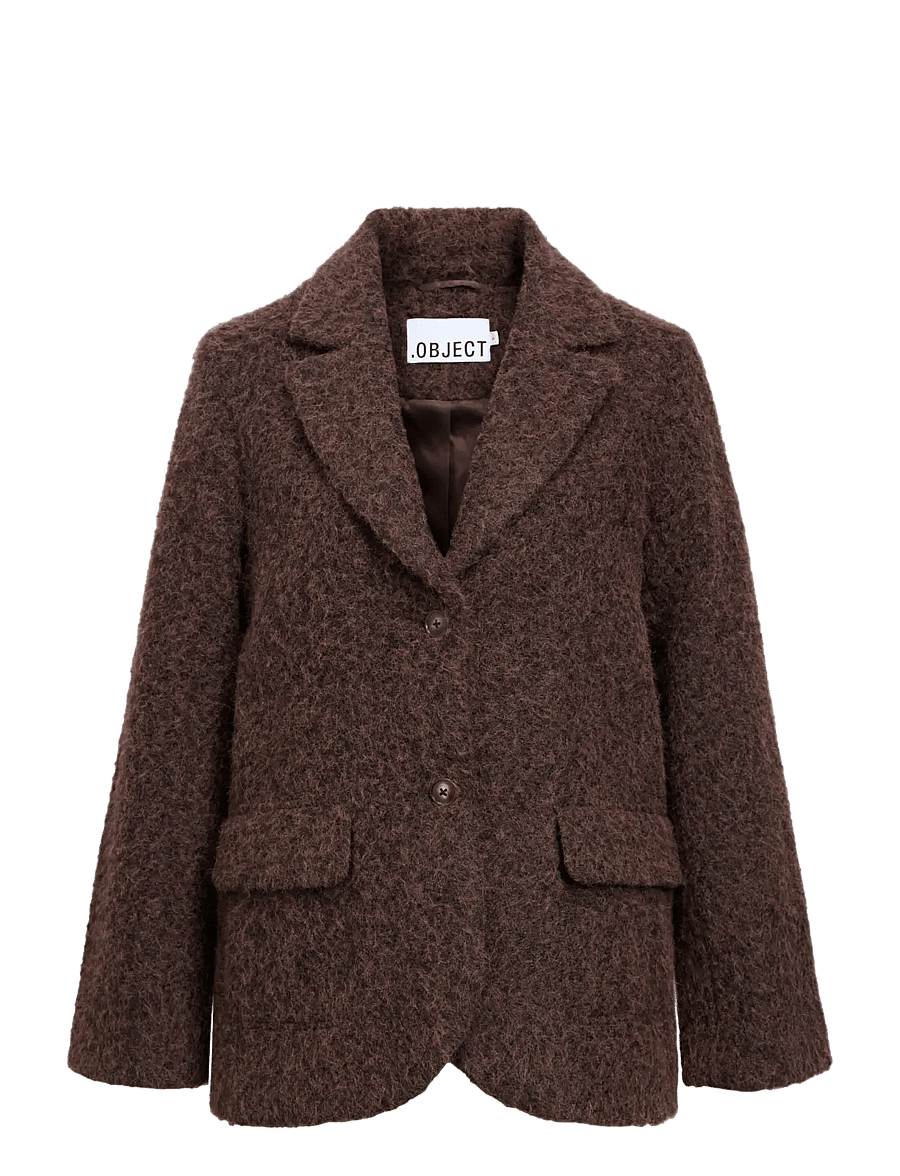 Object - OBJCELINA L/S LO JACKET REP - seal brown - 1