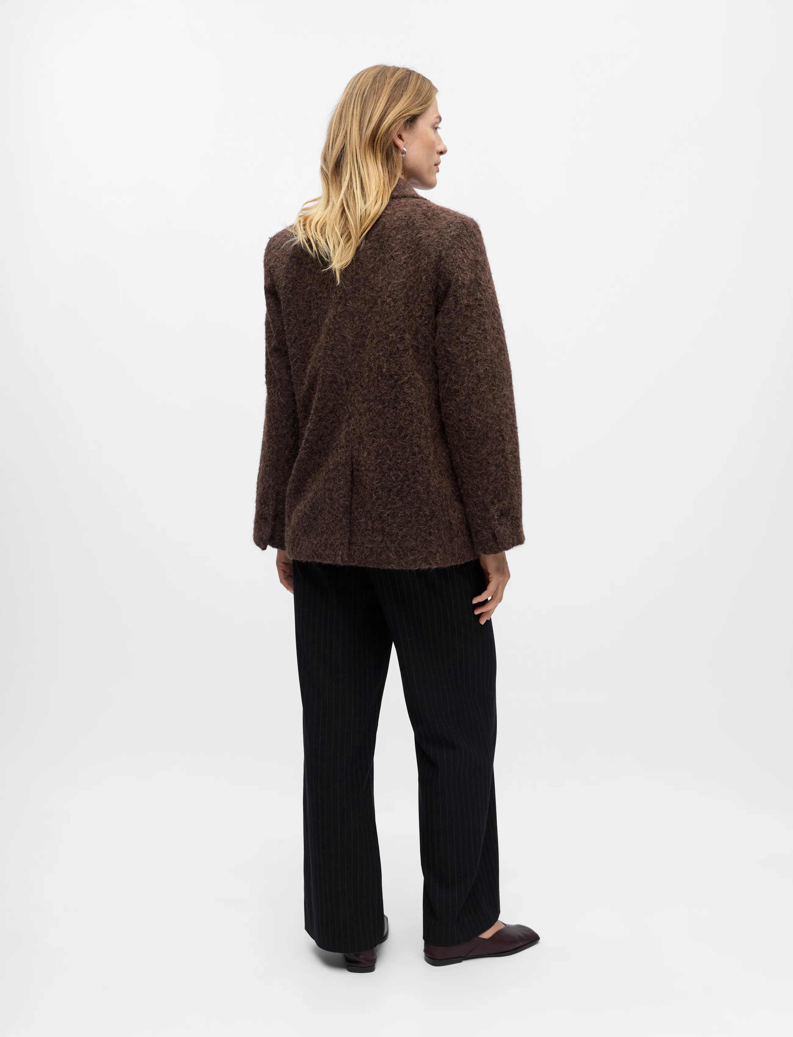 Object - OBJCELINA L/S LO JACKET REP - seal brown - 2
