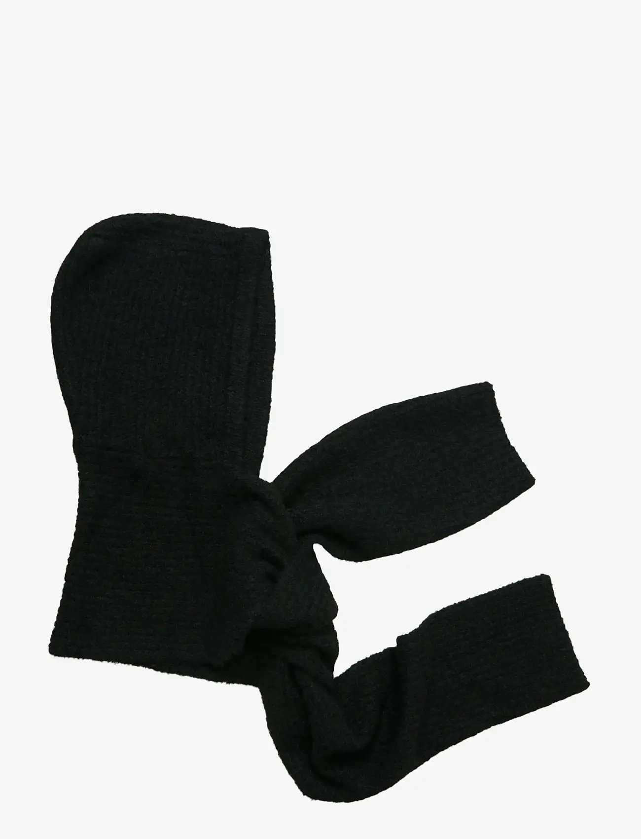 Object - OBJMILU SCARF KNIT BALACLAVA NOOS - madalaimad hinnad - black - 1