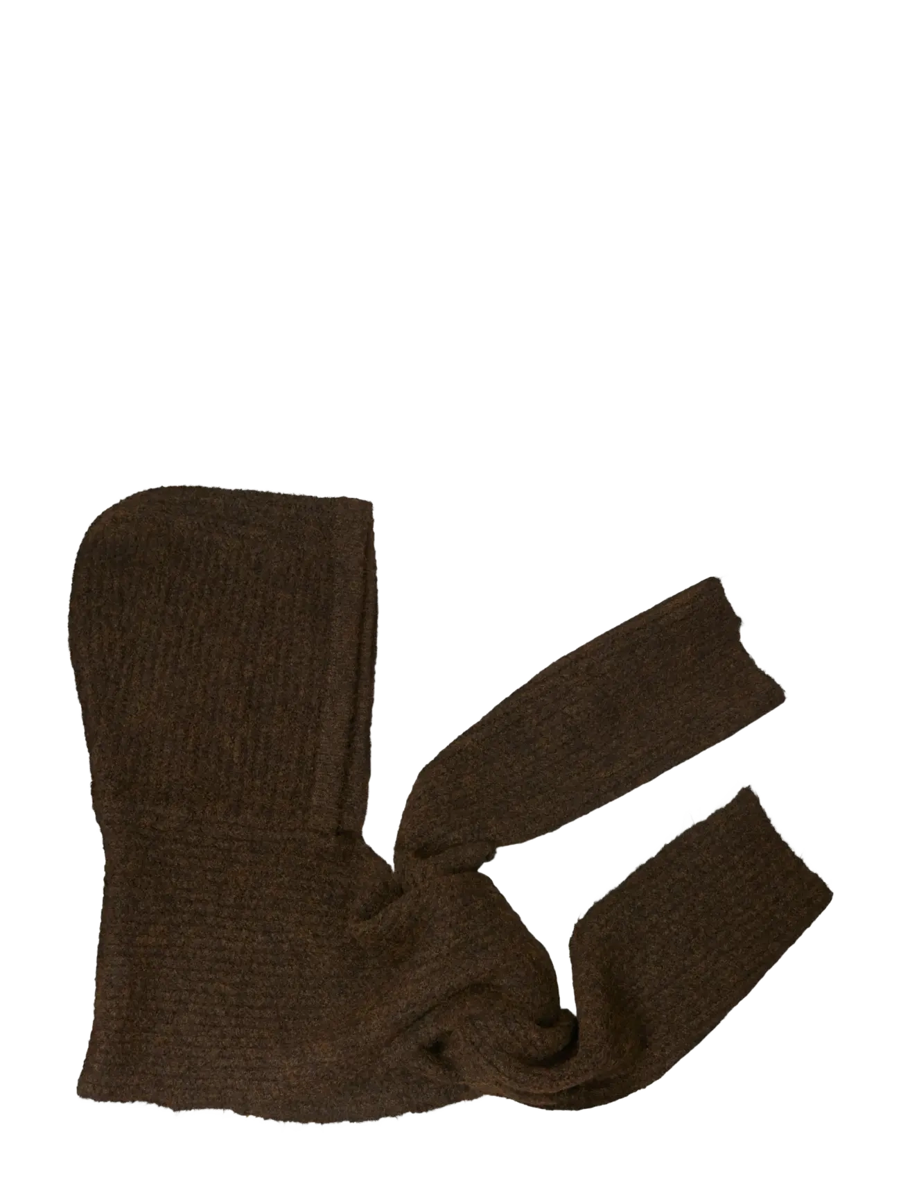 Object OBJMILU SCARF KNIT BALACLAVA NOOS - Accessories - JAVA / brown