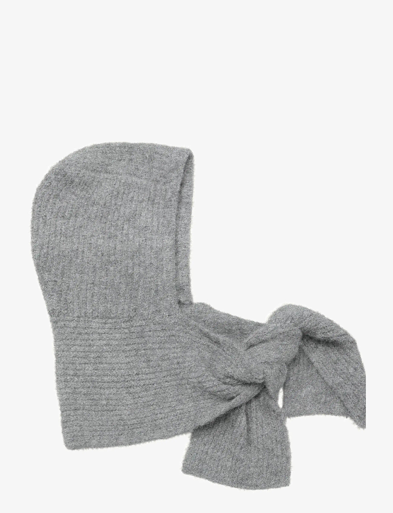 Object - OBJMILU SCARF KNIT BALACLAVA NOOS - madalaimad hinnad - medium grey melange - 1