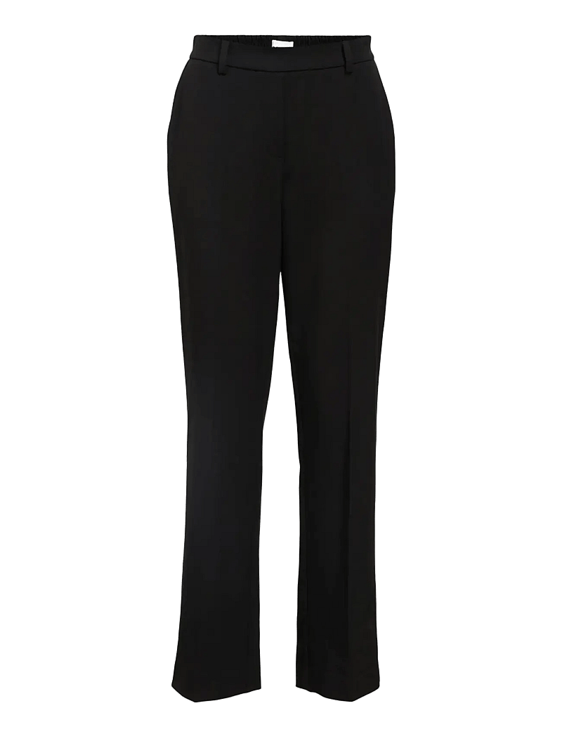 Object - OBJLISA MW STRAIGHT PANT NOOS - kostymbyxor - black - 1