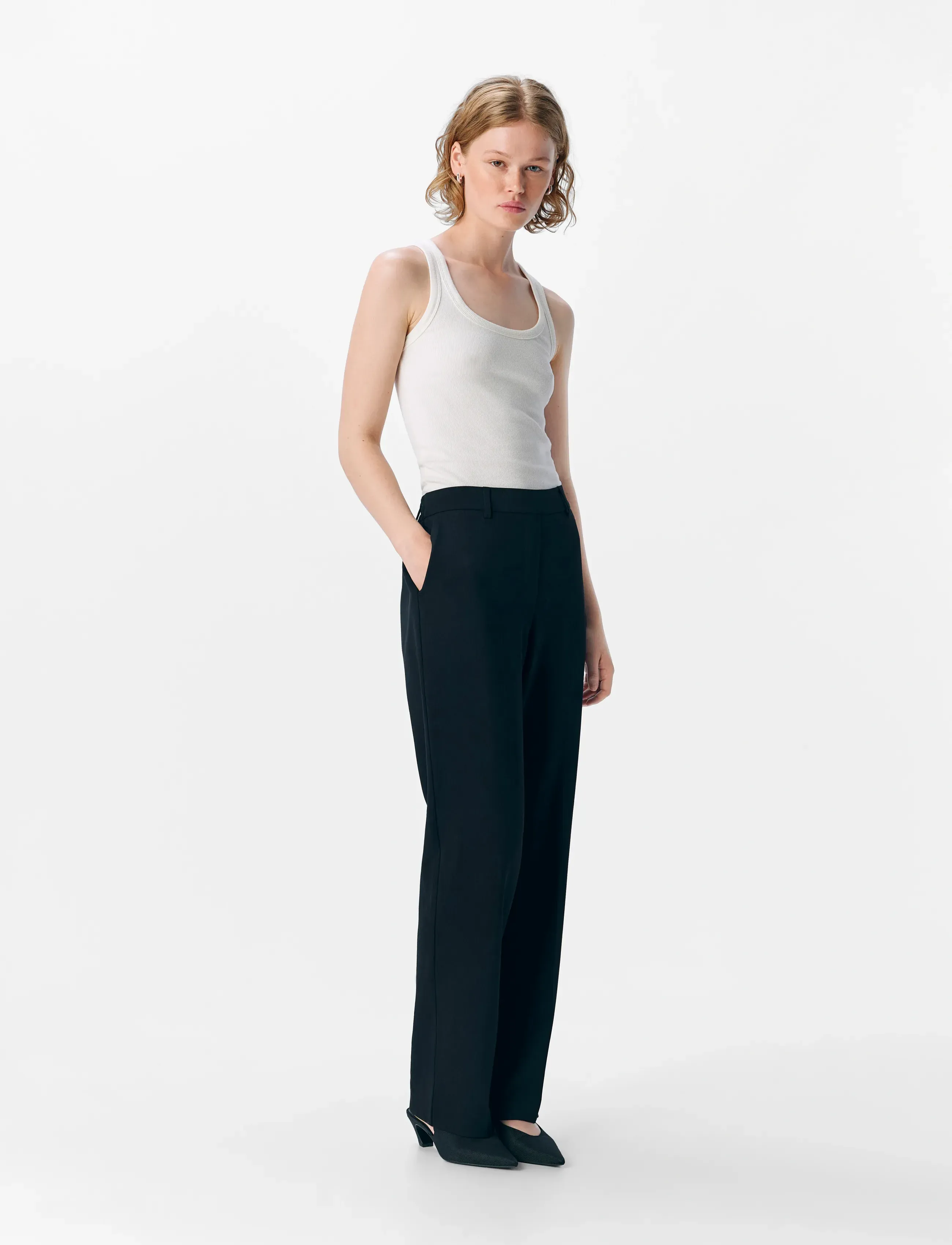 OBJECT Objlisa Mw Straight Pant Noos kostymbyxor dam – bild 3