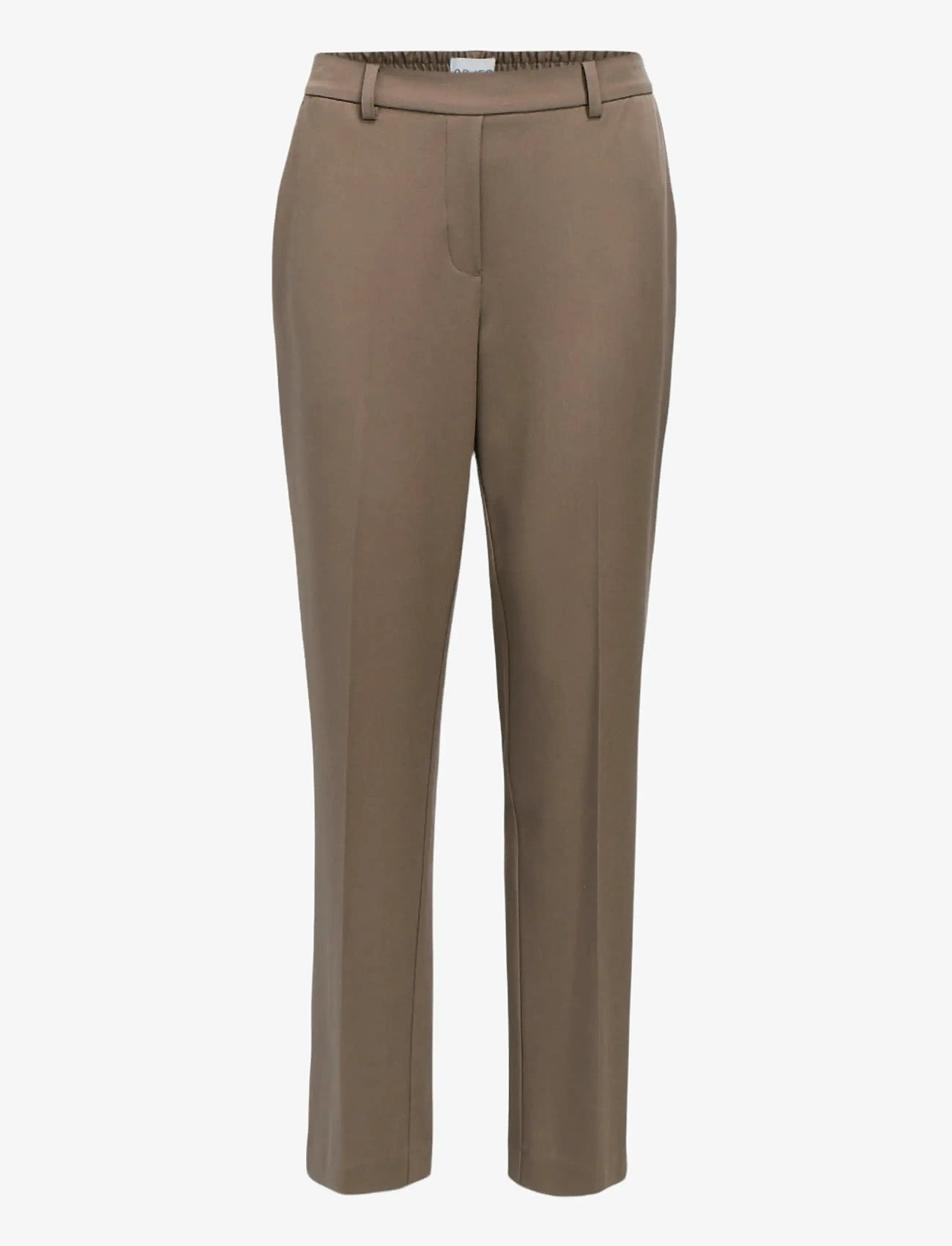 Object - OBJLISA MW STRAIGHT PANT NOOS - sérsniðnar buxur - morel - 1