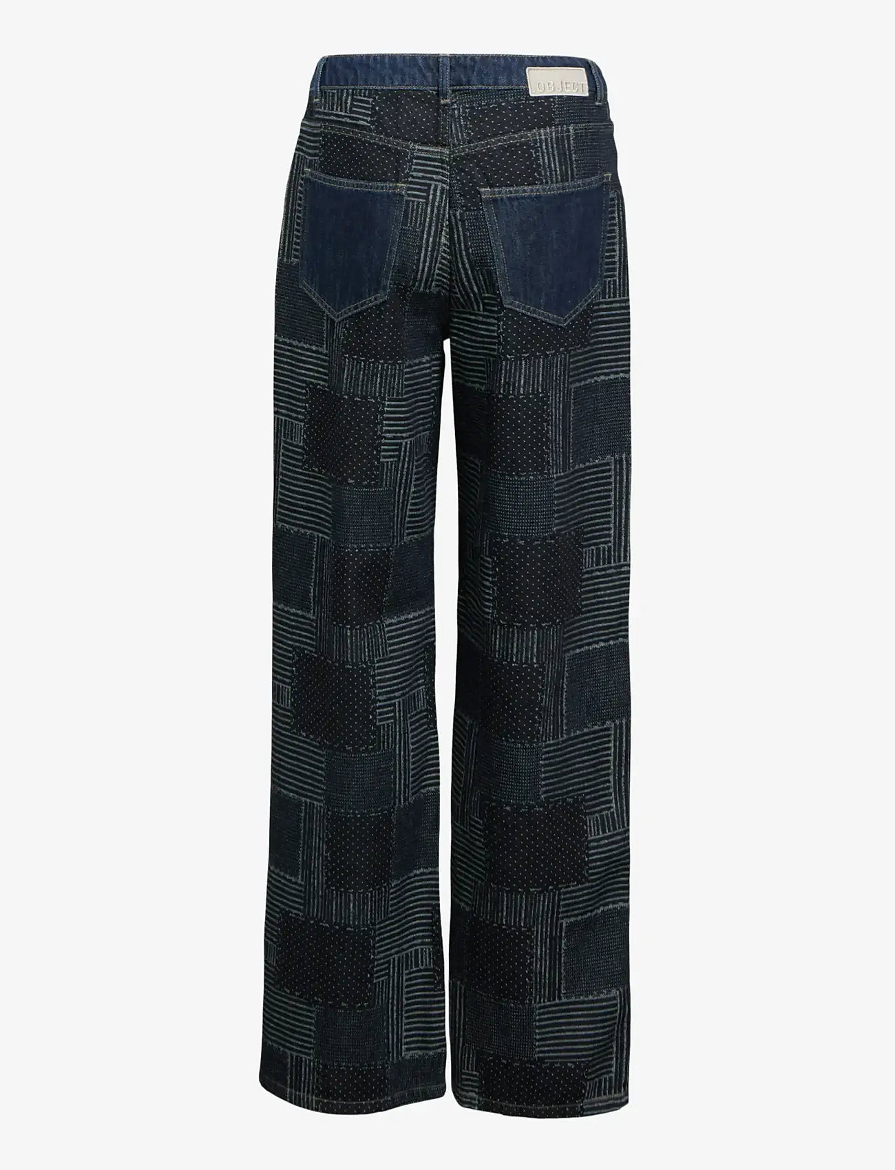 Object - OBJMOJI WARA DNM WIDE JEANS CC3 - vida jeans - dark blue denim - 2