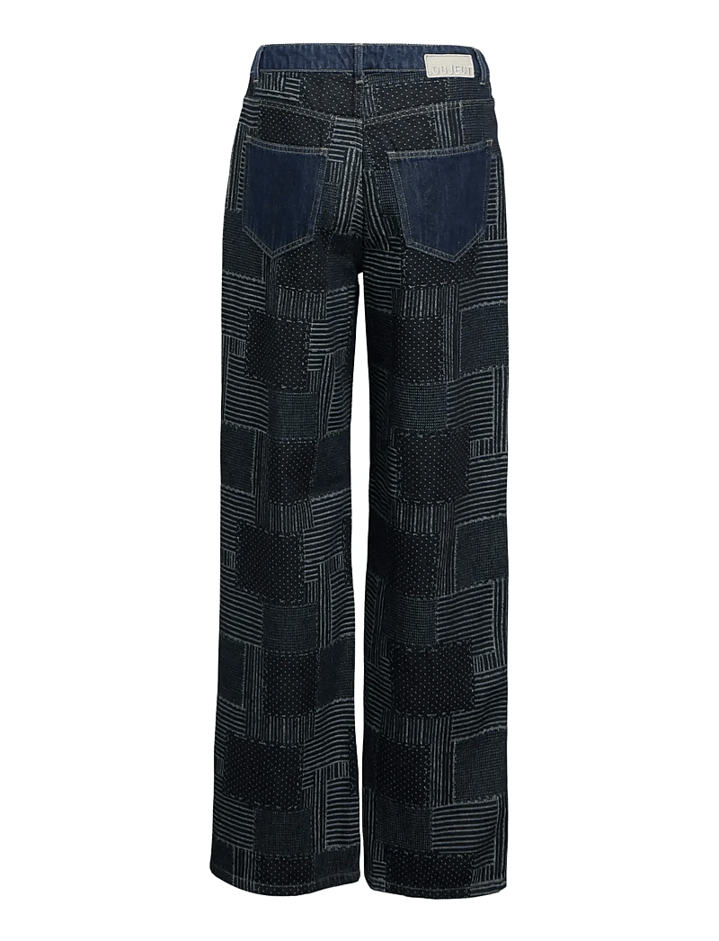 Object - OBJMOJI WARA DNM WIDE JEANS CC3 - vida jeans - dark blue denim - 2