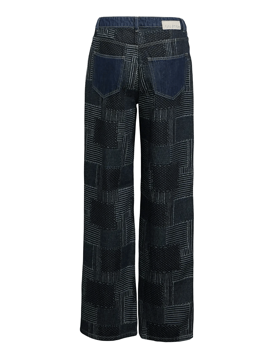 Object - OBJMOJI WARA DNM WIDE JEANS CC3 - laia säärega teksad - dark blue denim - 2