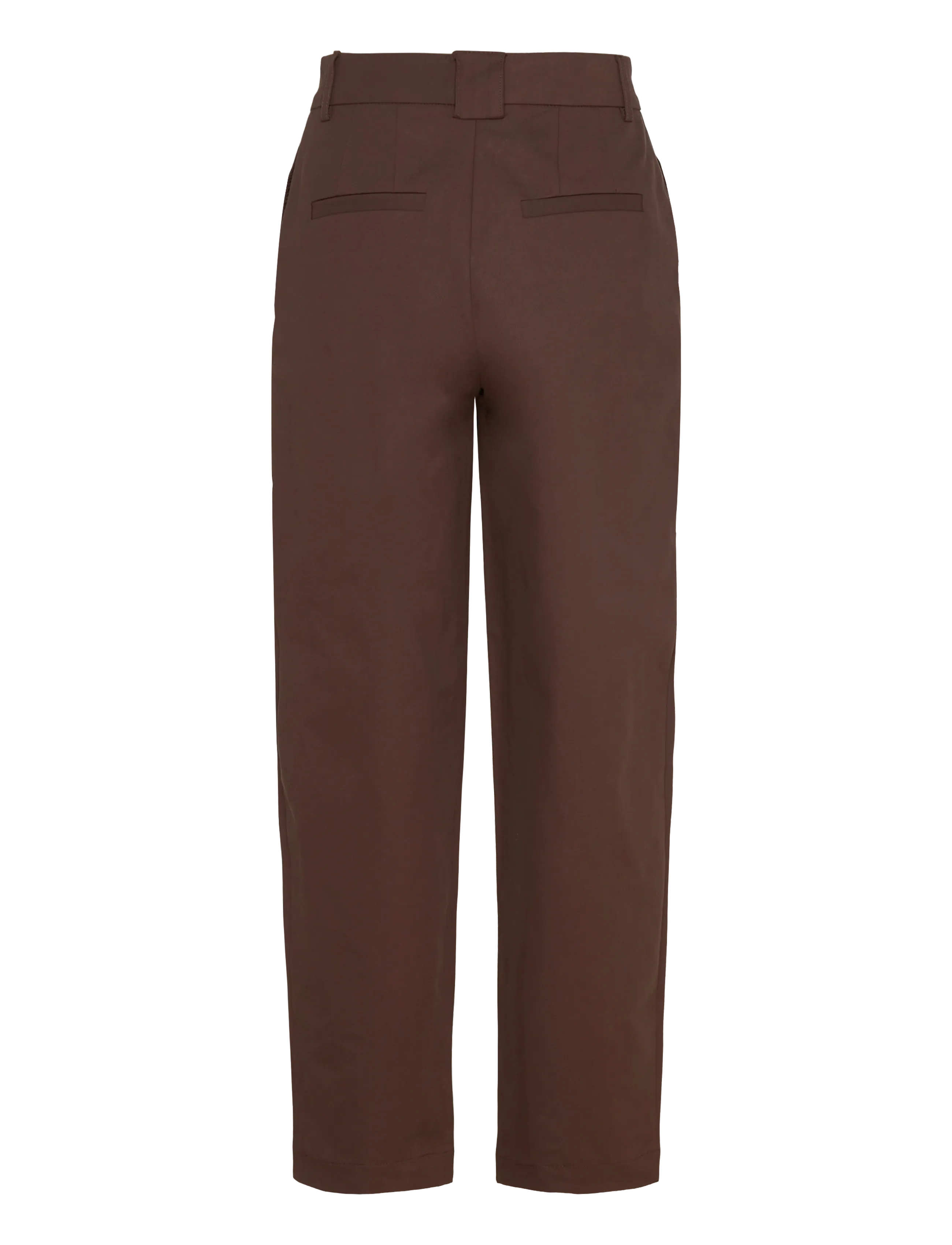 Object - OBJNEROLA HW STRAIGHT PANT 141 - festtøj til outletpriser - seal brown - 2