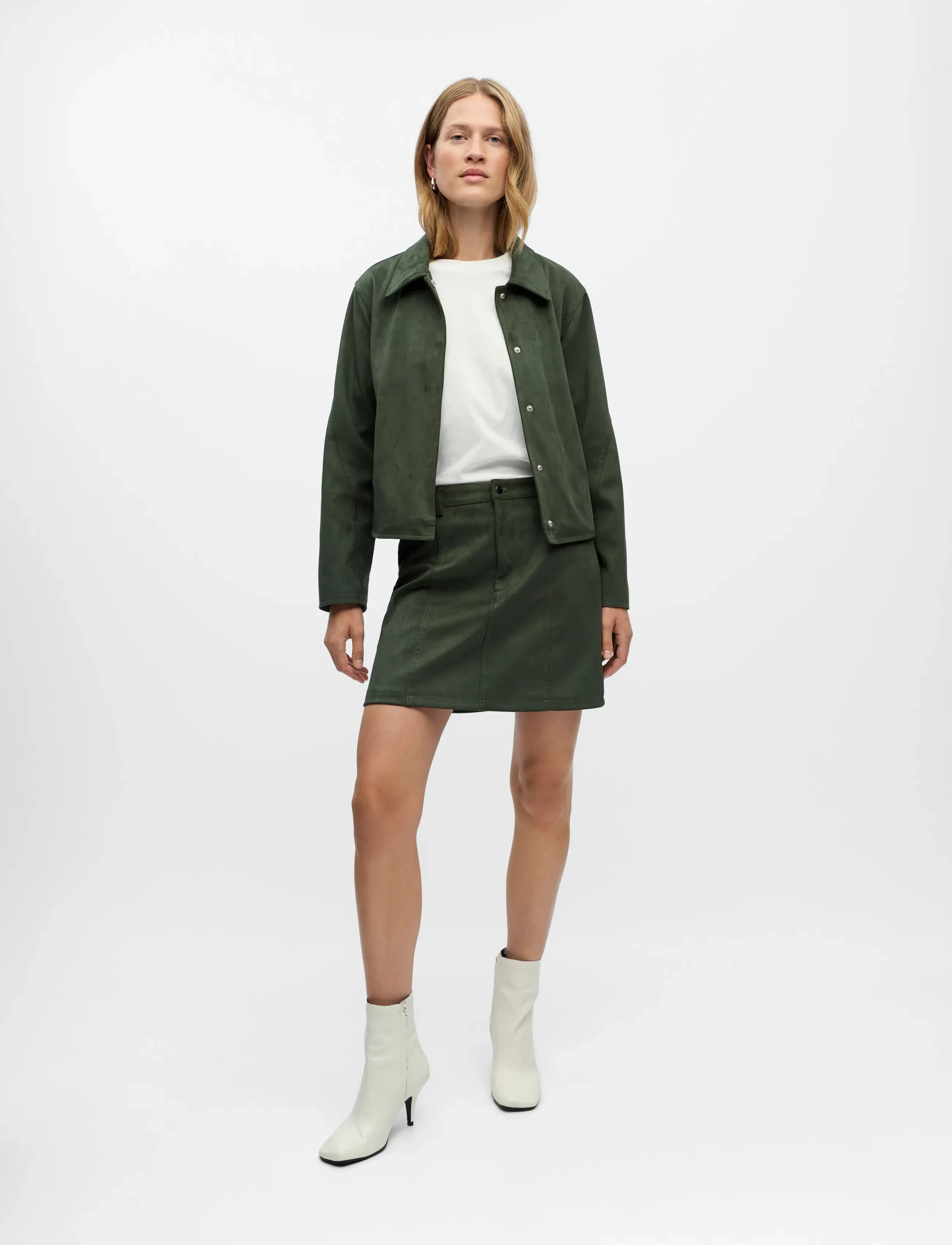 Object - OBJALLIE HW SHORT SKIRT 141 - miniseelikud - kambaba - 3