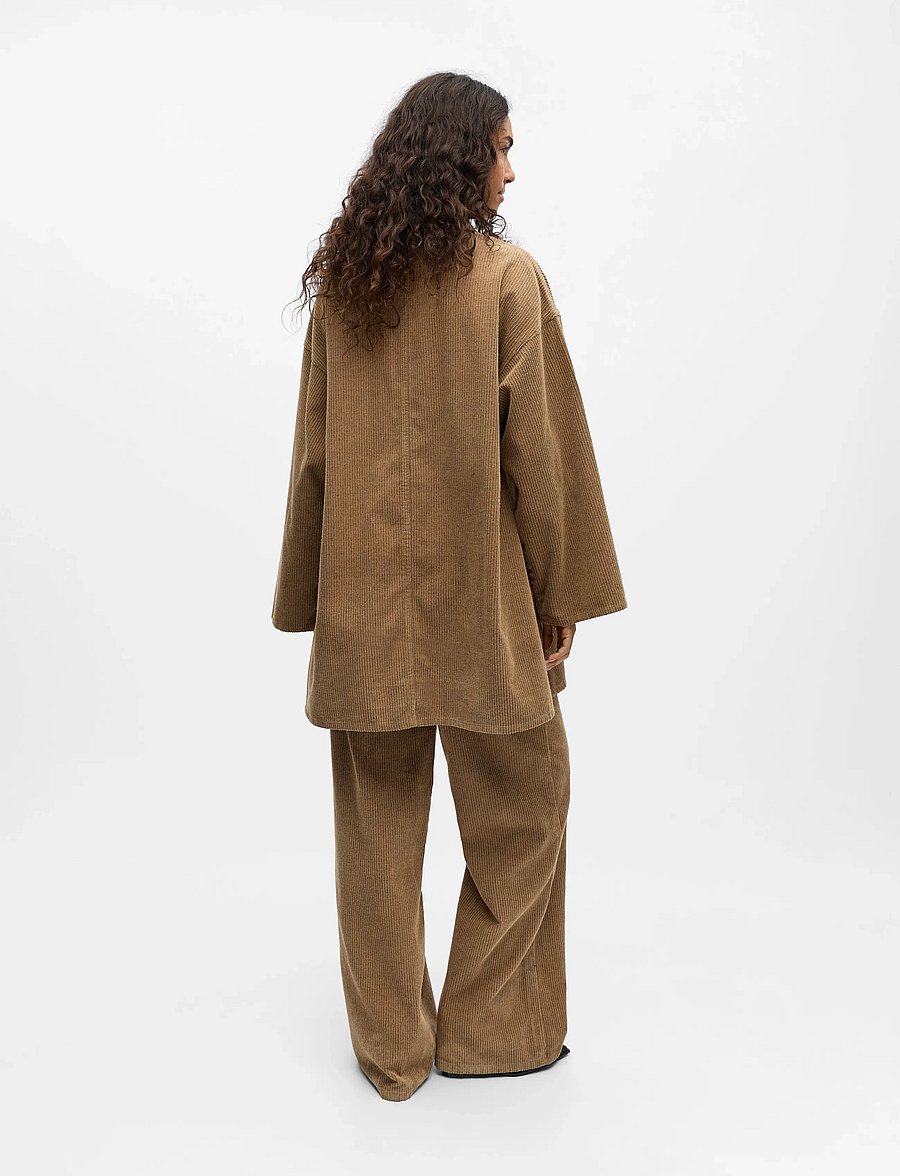 Object - OBJALIMA OZ L/S SHIRT DRESS 141 - hemdkleider - tannin - 2