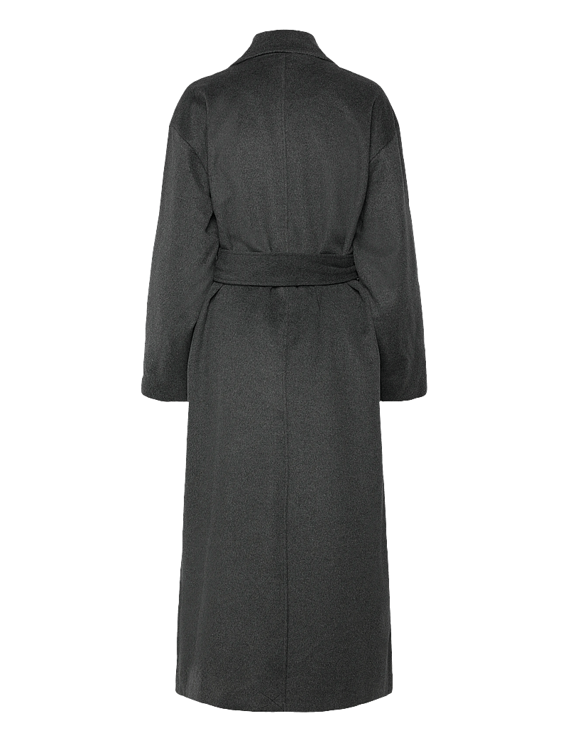 Object - OBJAUBREY L/S LO COAT 141 - wollmäntel - medium grey melange - 2