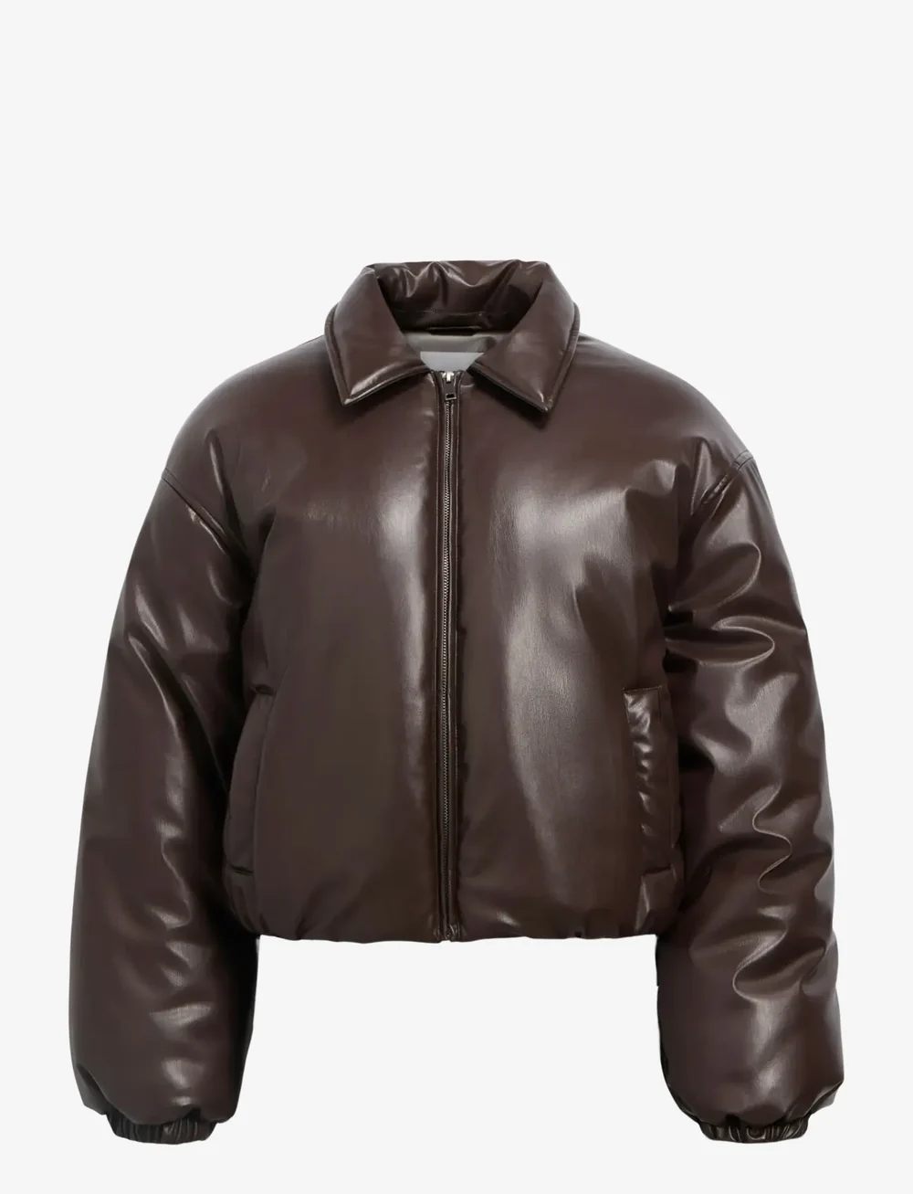 Object - OBJCLEO LS LO SHORT JACKET 141 - daunenjacken - seal brown - 1